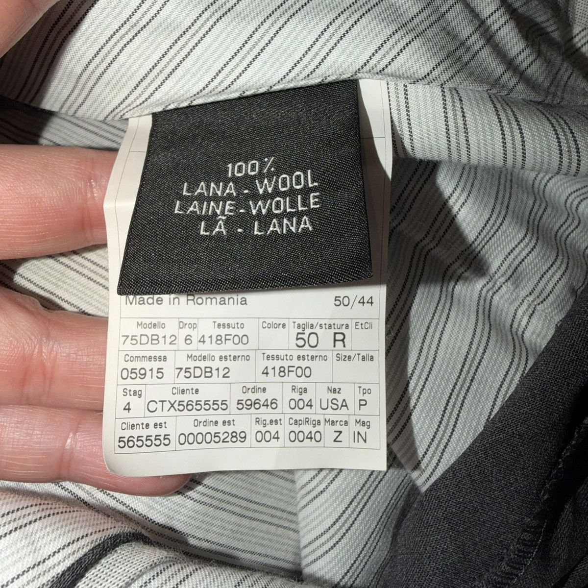 Ermenegildo Zegna Ermenegildo Zegna Wilkes Bashford Wool Trouser Pants Slacks Size 34R - 5 Thumbnail
