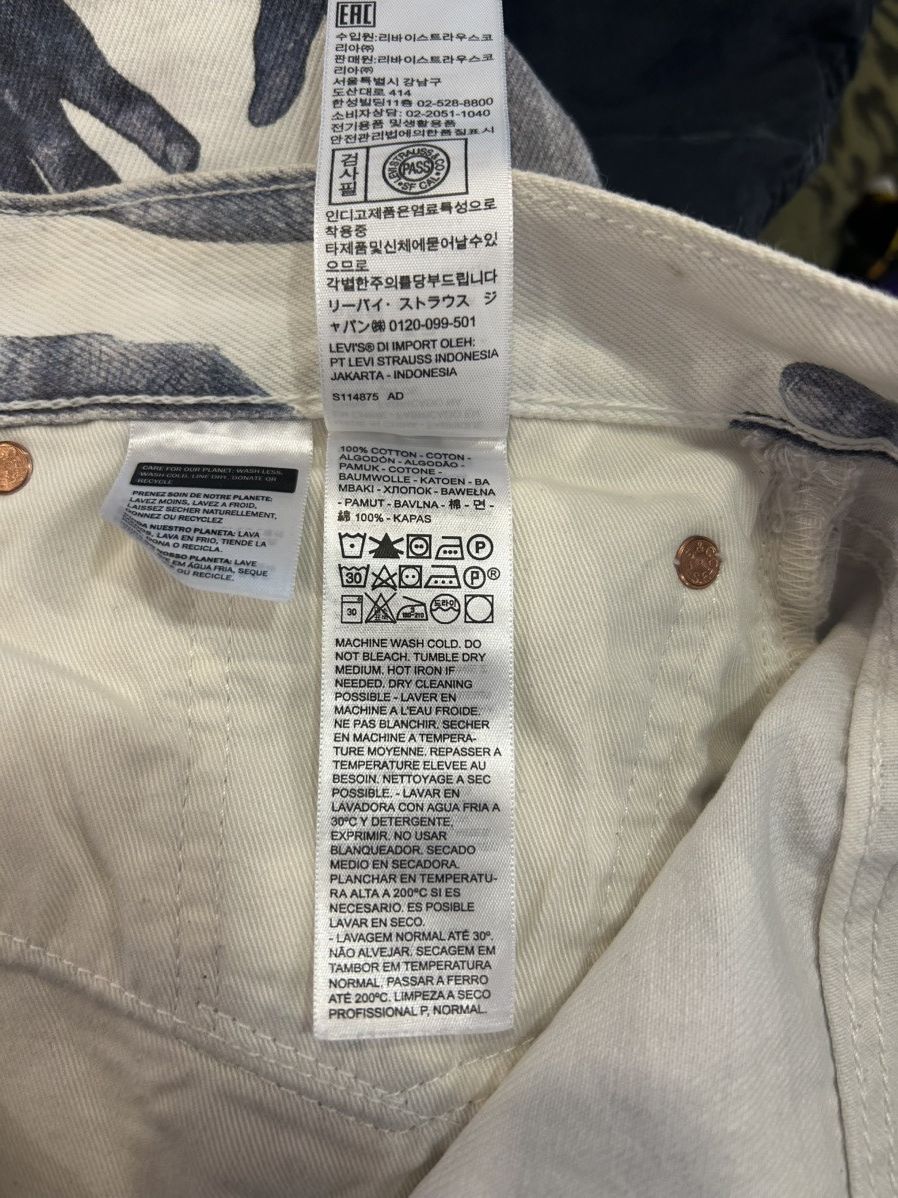 DENIM TEARS Levi's x Denim Tears 501 Original Fit Jeans Size US 36 / EU 52 - 6 Thumbnail