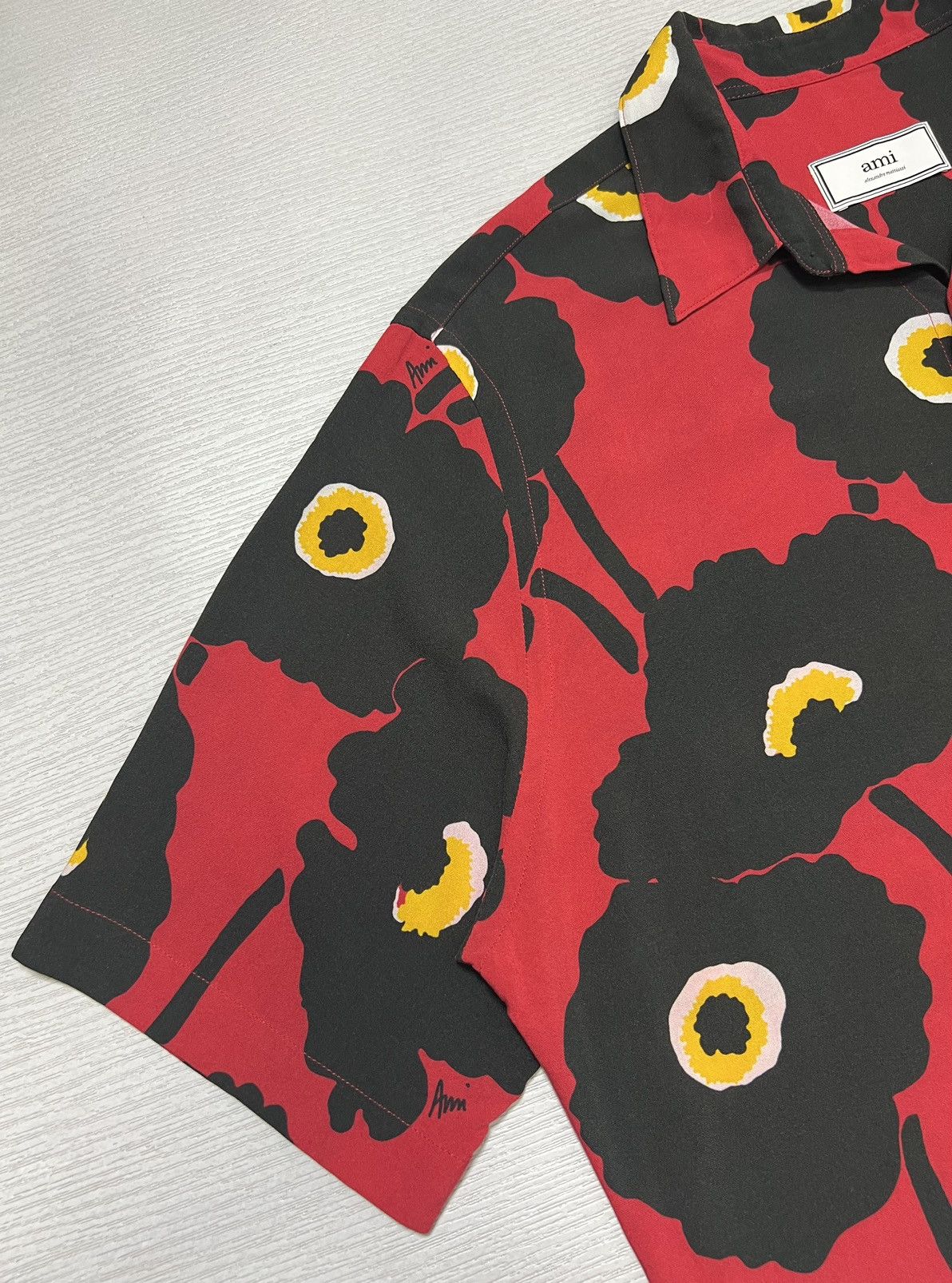 AMI AMI Paris - Floral Print Vacation Shirt Size US M / EU 48-50 / 2 - 5 Thumbnail