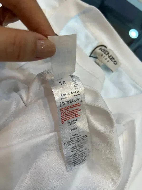 Kenzo Kenzo Logo Cotton T-Shirt for Women . Size M / US 6-8 / IT 42-44 - 6 Thumbnail