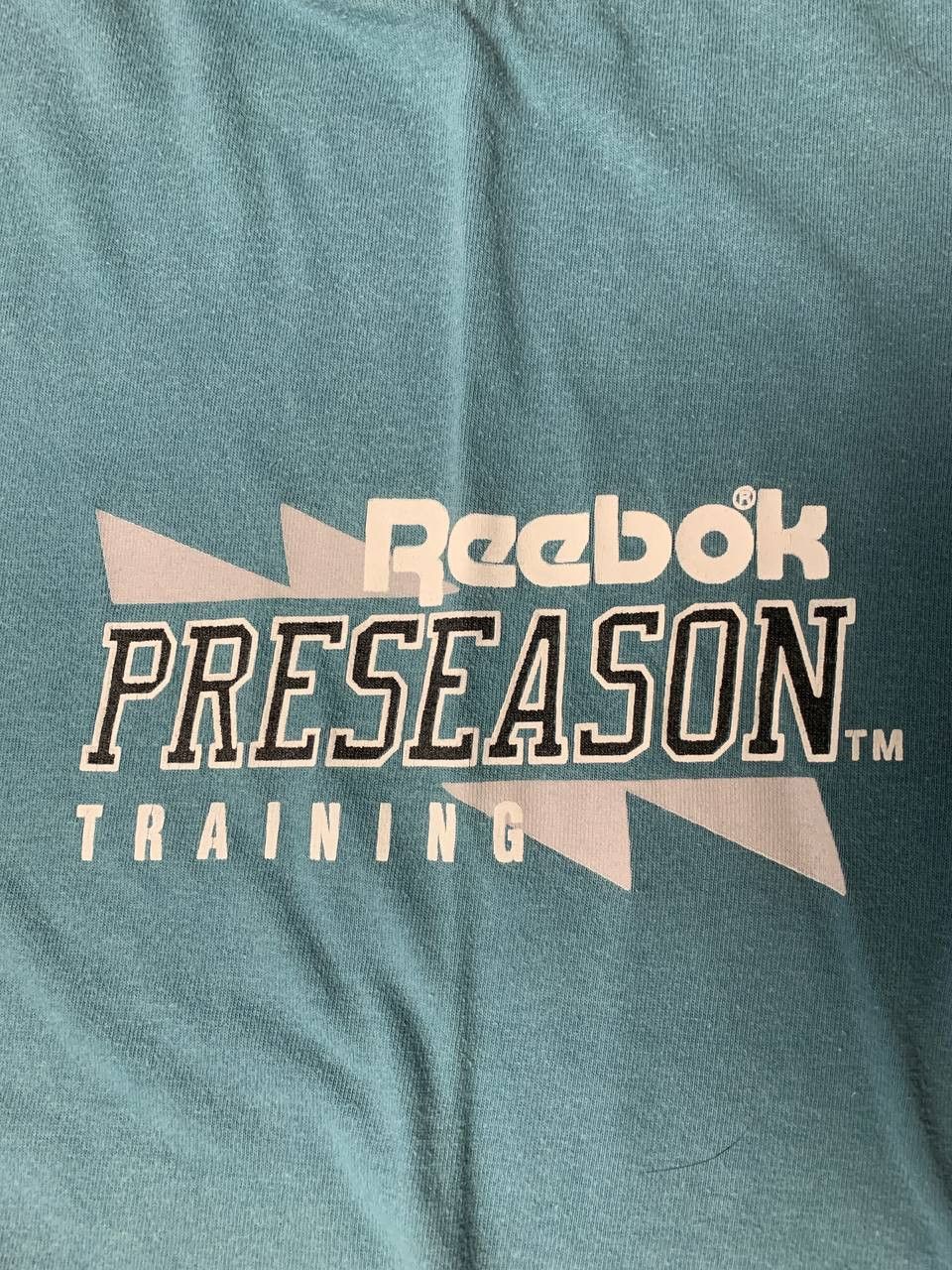 Reebok Reebok preseason vintage man big logo tee Size US L / EU 52-54 / 3 - 3 Thumbnail