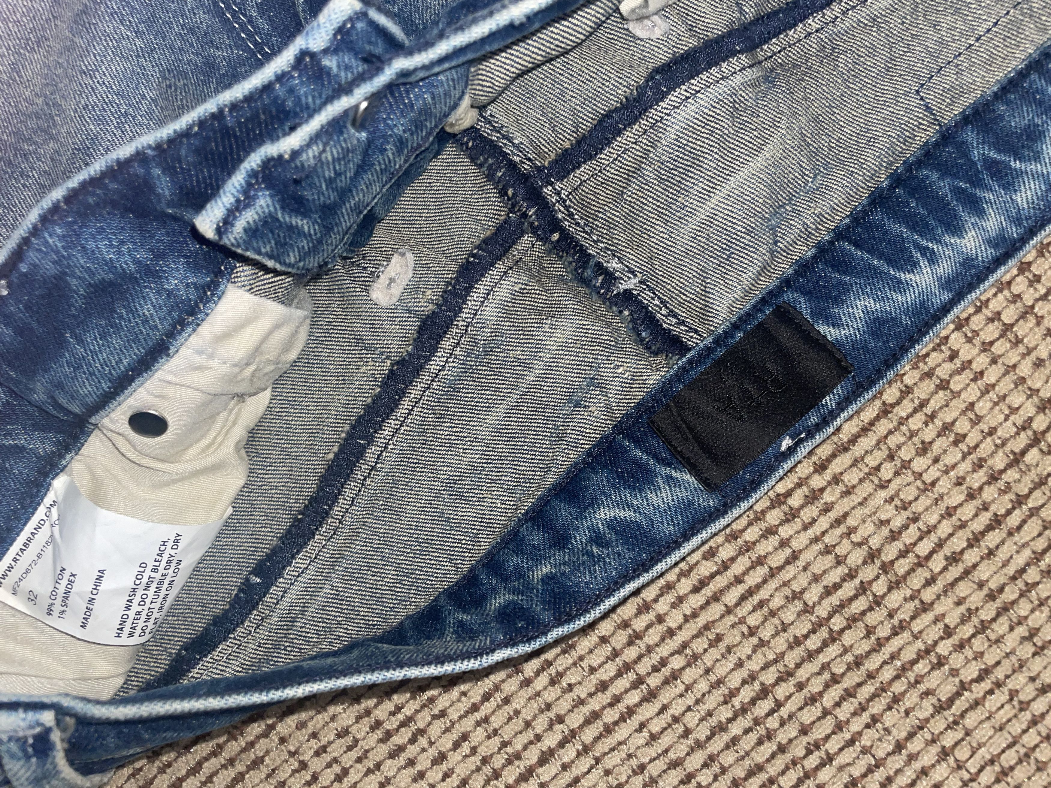 Rta RTA Jeans Size US 32 / EU 48 - 4 Thumbnail