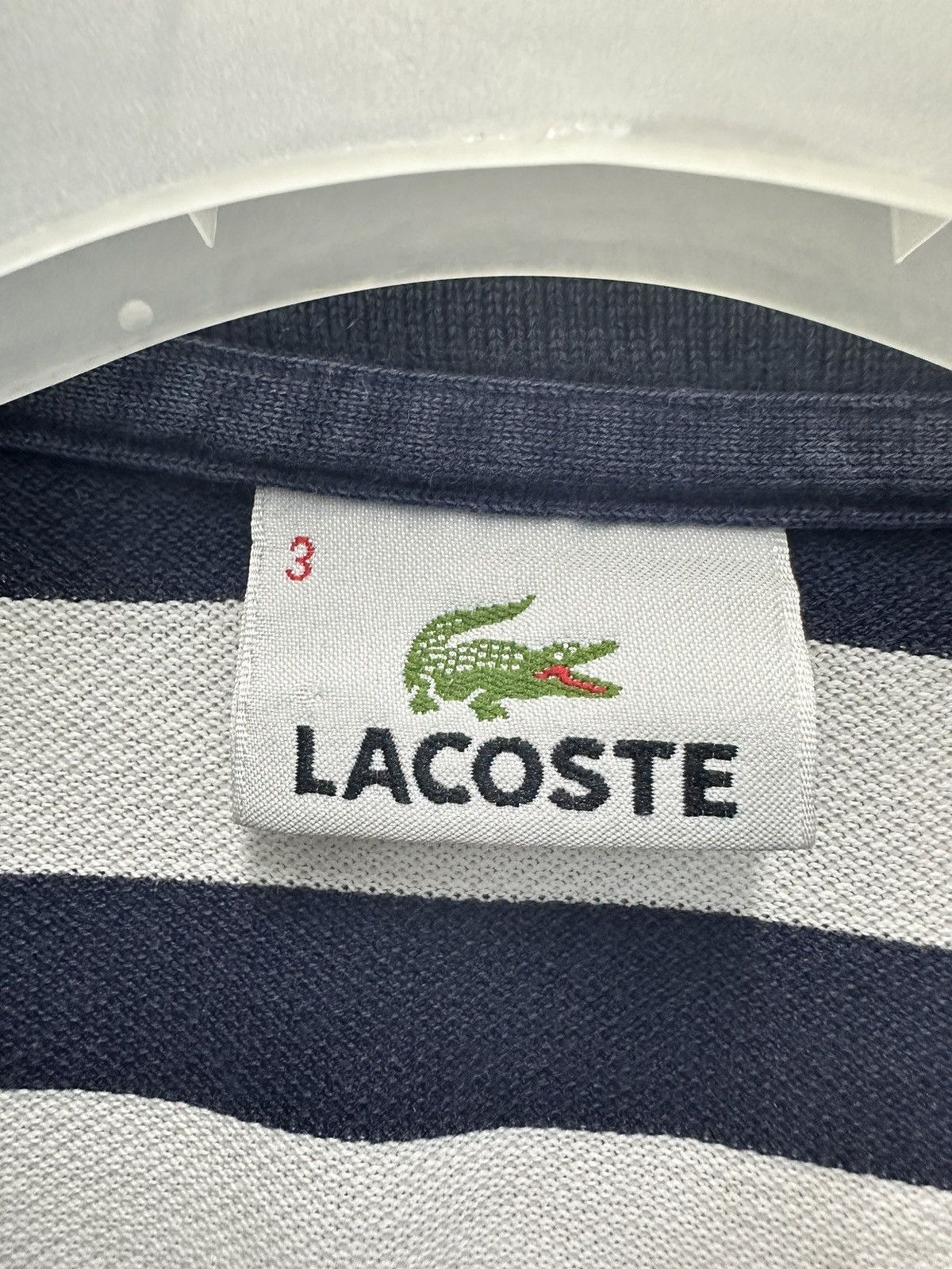 Lacoste × Vintage Vintage Lacoste Japan Polo Stripe Shirt A239 Size US S / EU 44-46 / 1 - 7 Thumbnail