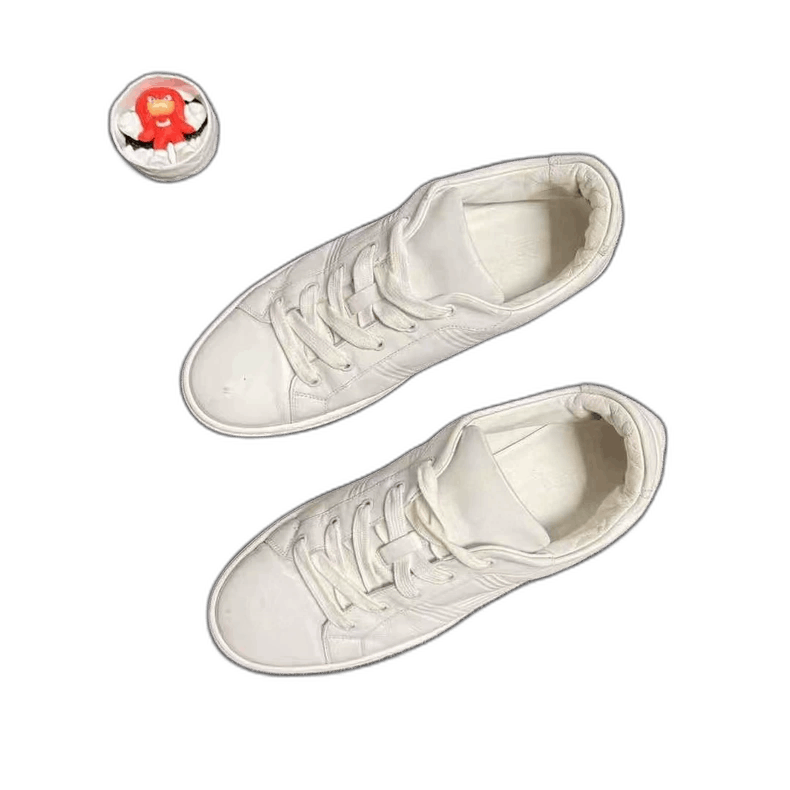 Hermes Hermes white lowtop sneakers 42 Size US 12 / EU 45 - 1 Thumbnail