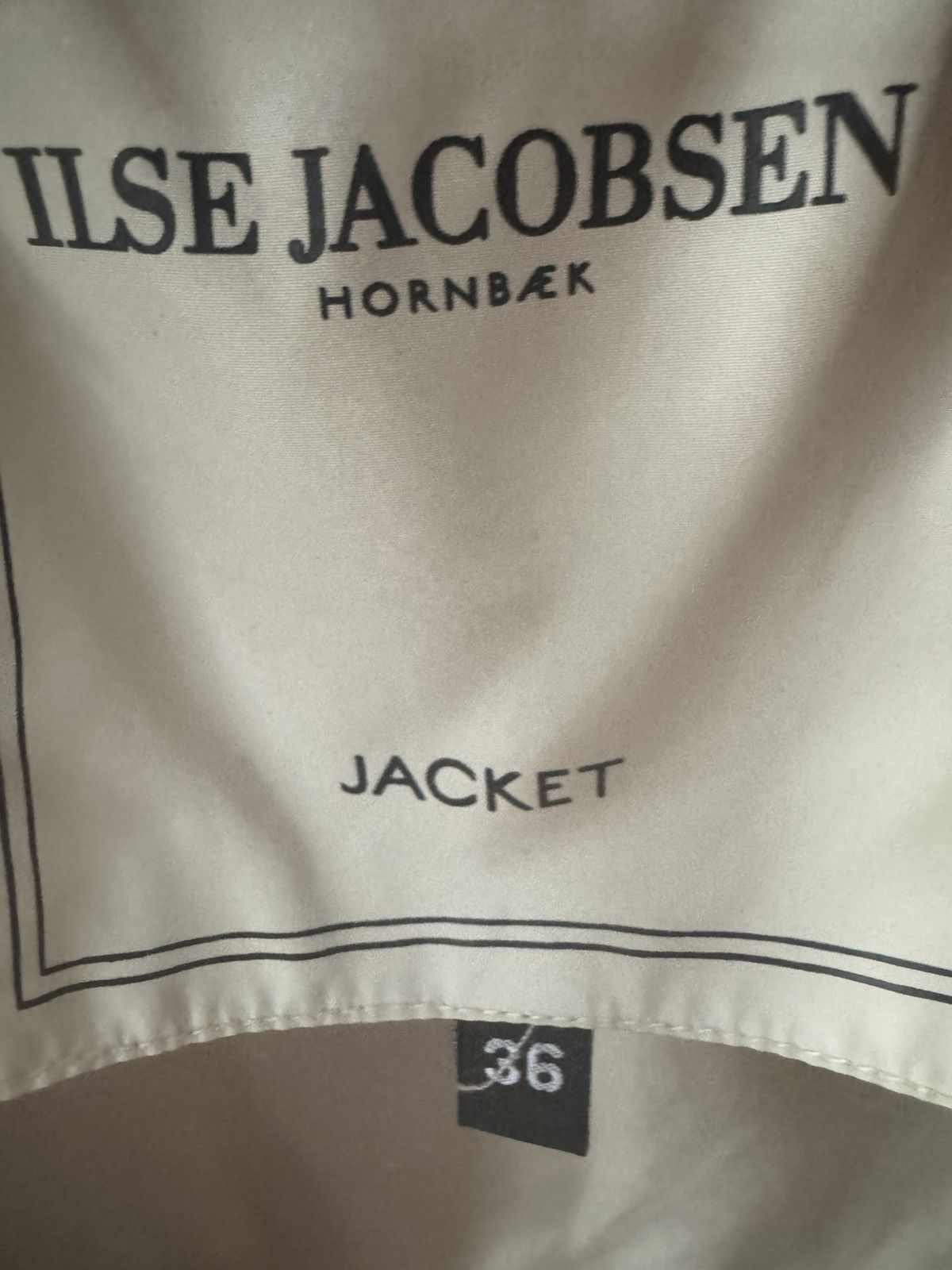 Ilse Jacobsen Ilse Jacobsen isolated jacket size 6 in great condition Size M / US 6-8 / IT 42-44 - 3 Thumbnail