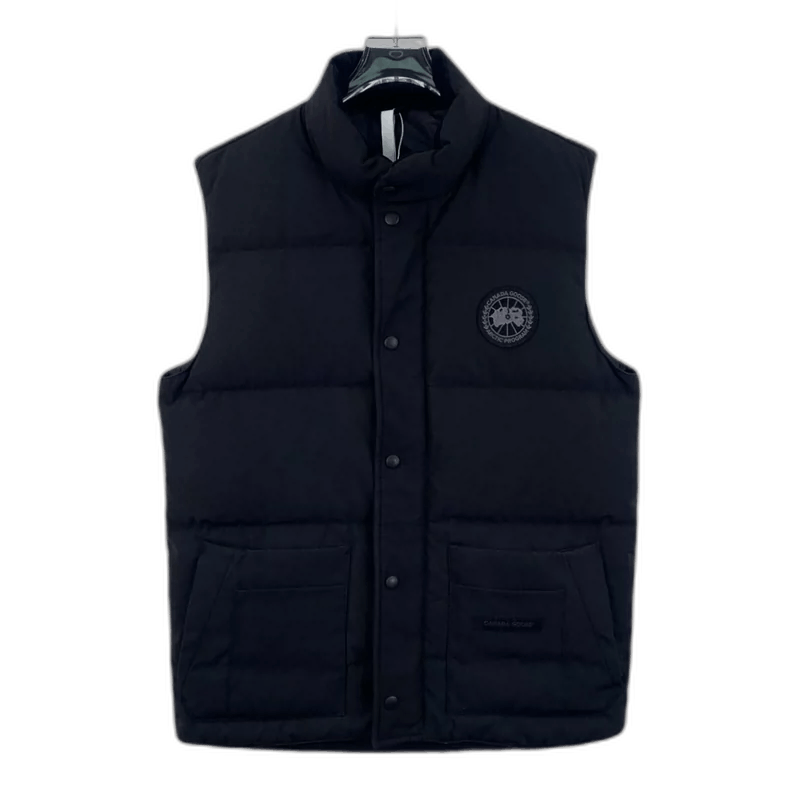 Canada Goose Canada Goose Black Puffer Vest With Logo Size US S / EU 44-46 / 1 - 1 Thumbnail