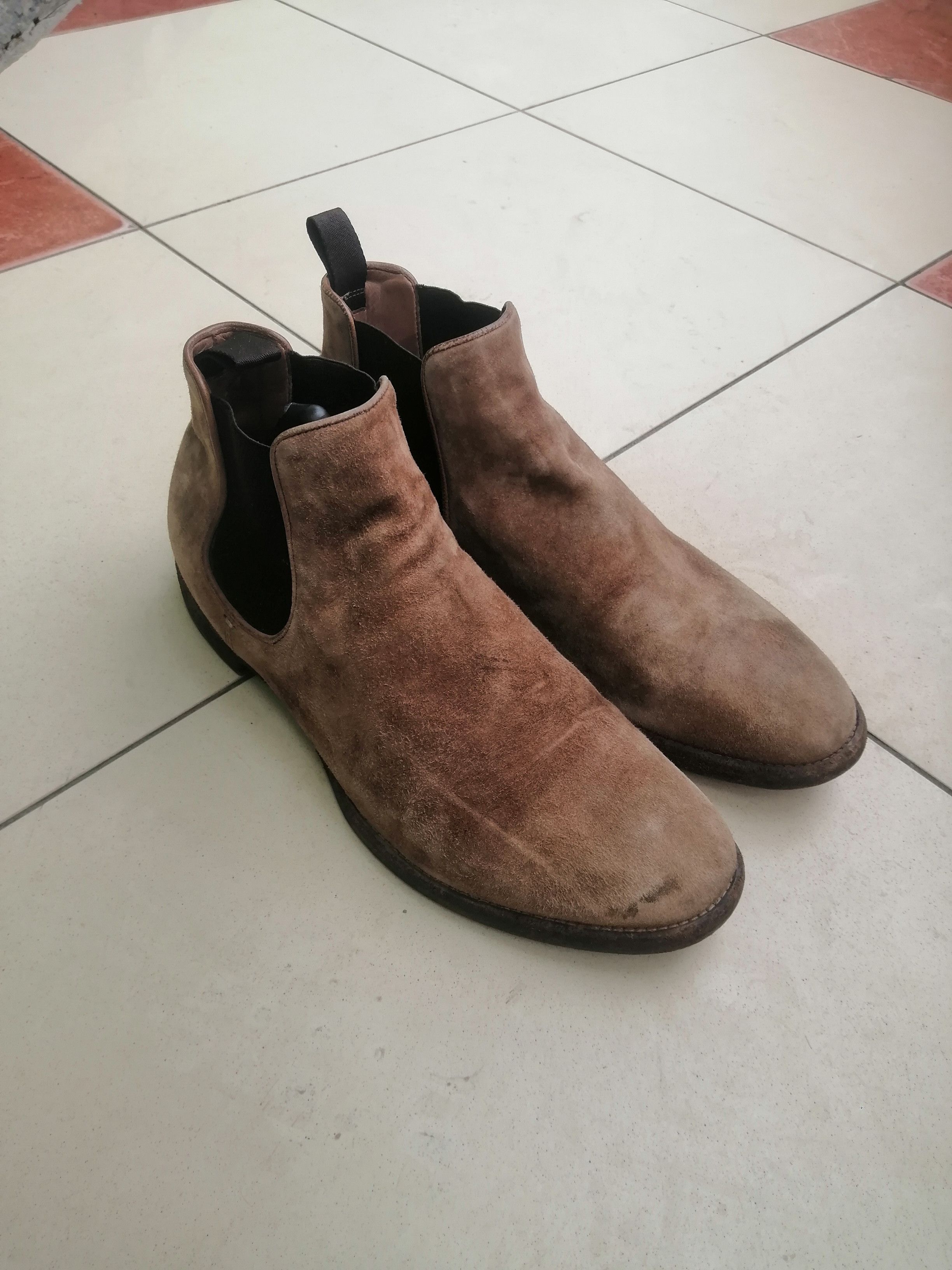 Officine Creative Officine Creative Suede Chelsea Boots Tan EU 42.5 Size US 9.5 / EU 42-43 - 3 Thumbnail