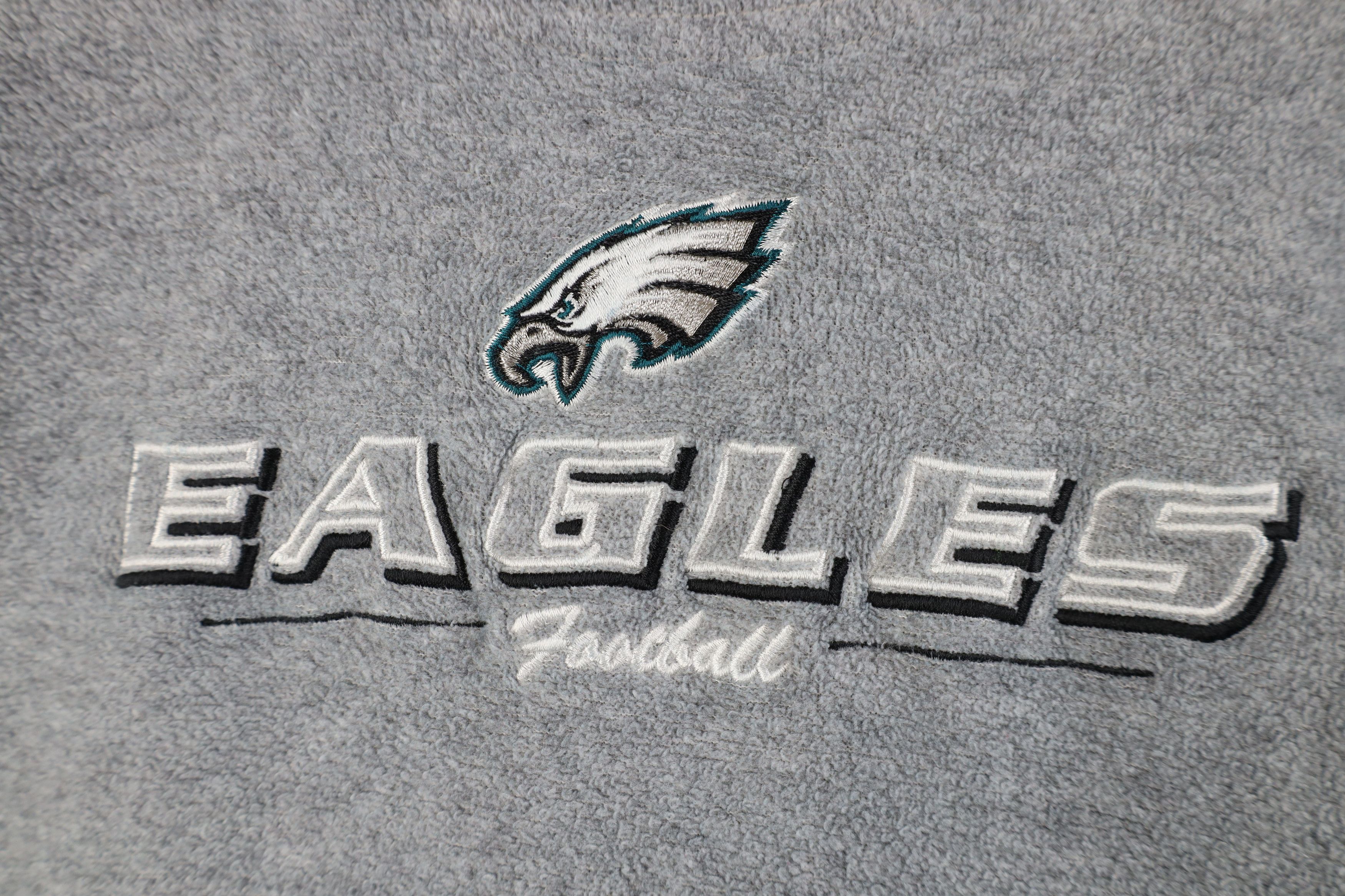Vintage Vintage 90s Philadelphia Eagles Football Fleece Sweatshirt Size US XL / EU 56 / 4 - 7 Thumbnail