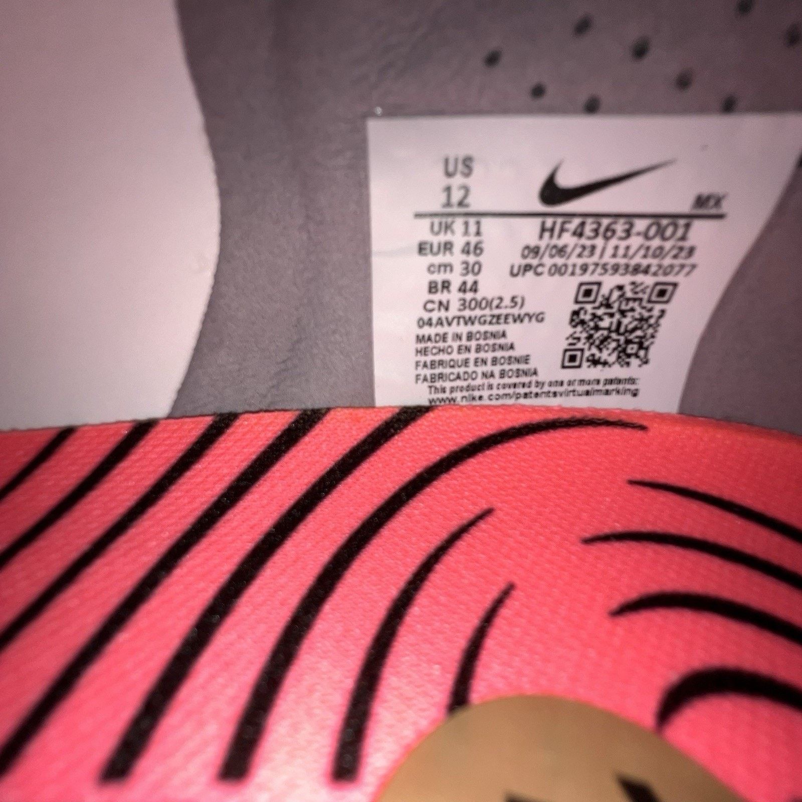 Nike Nike Phantom Luna 2 Elite SG PRO AC Grey Men Size 12 New Size US 12 / EU 45 - 9 Thumbnail