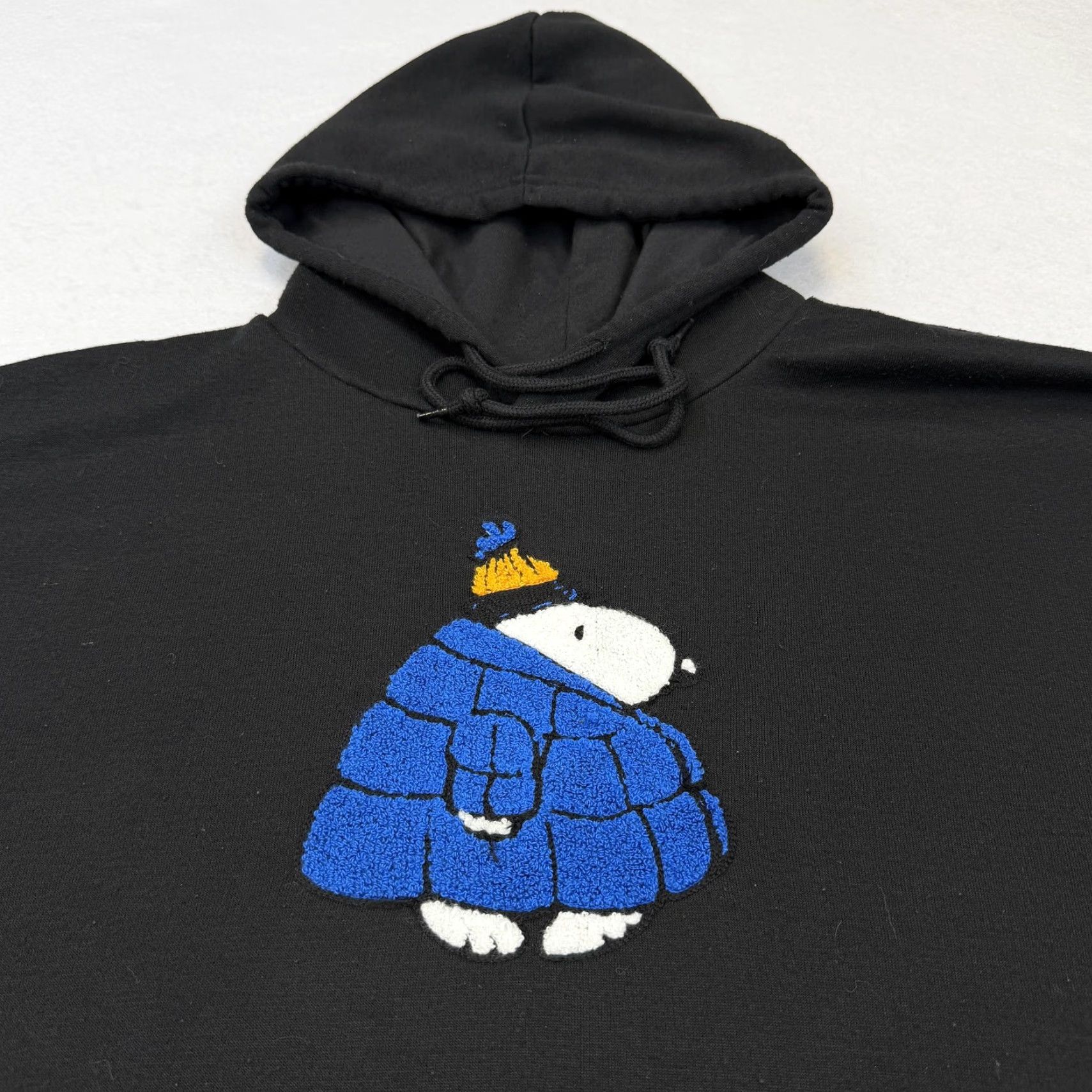 Aeropostale VINTAGE Aeropostale Hoodie Mens Large Black Snoopy Peanuts Puffer Graphic Fleece Size US L / EU 52-54 / 3 - 2 Thumbnail