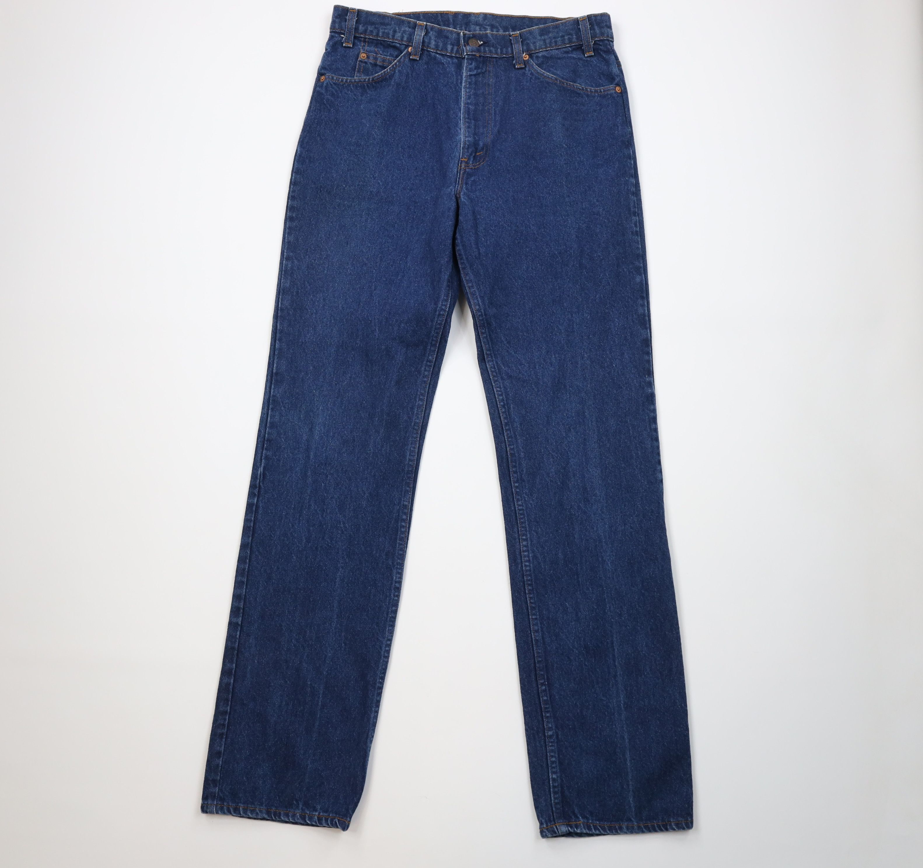 Levi's Vintage 80s Levis 509 Orange Tab Straight Leg Denim Jeans Size US 34 / EU 50 - 1 Thumbnail