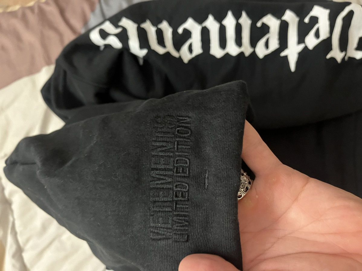 Designer × Vetements *VERY RARE* Vetements Hardcore Couture Black ...