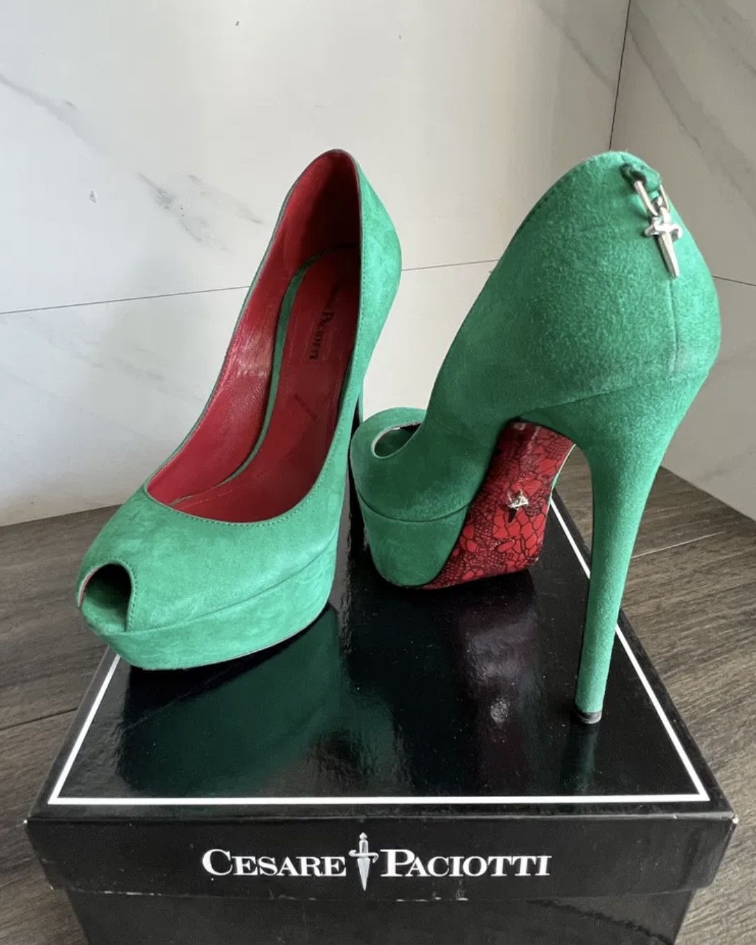 Paciotti Cesare Paciotti Dagger Heels Size US 6 / IT 36 - 6 Thumbnail