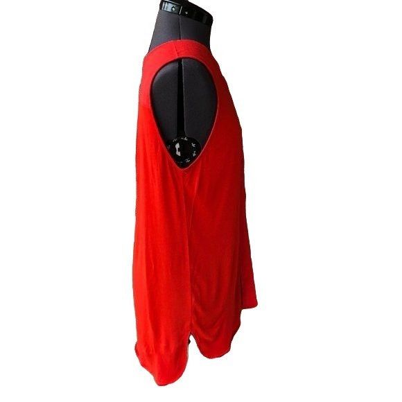 Banana Republic Banana Republic Women's Orange Sleeveless V-Neck Top M Size M / US 6-8 / IT 42-44 - 4 Thumbnail