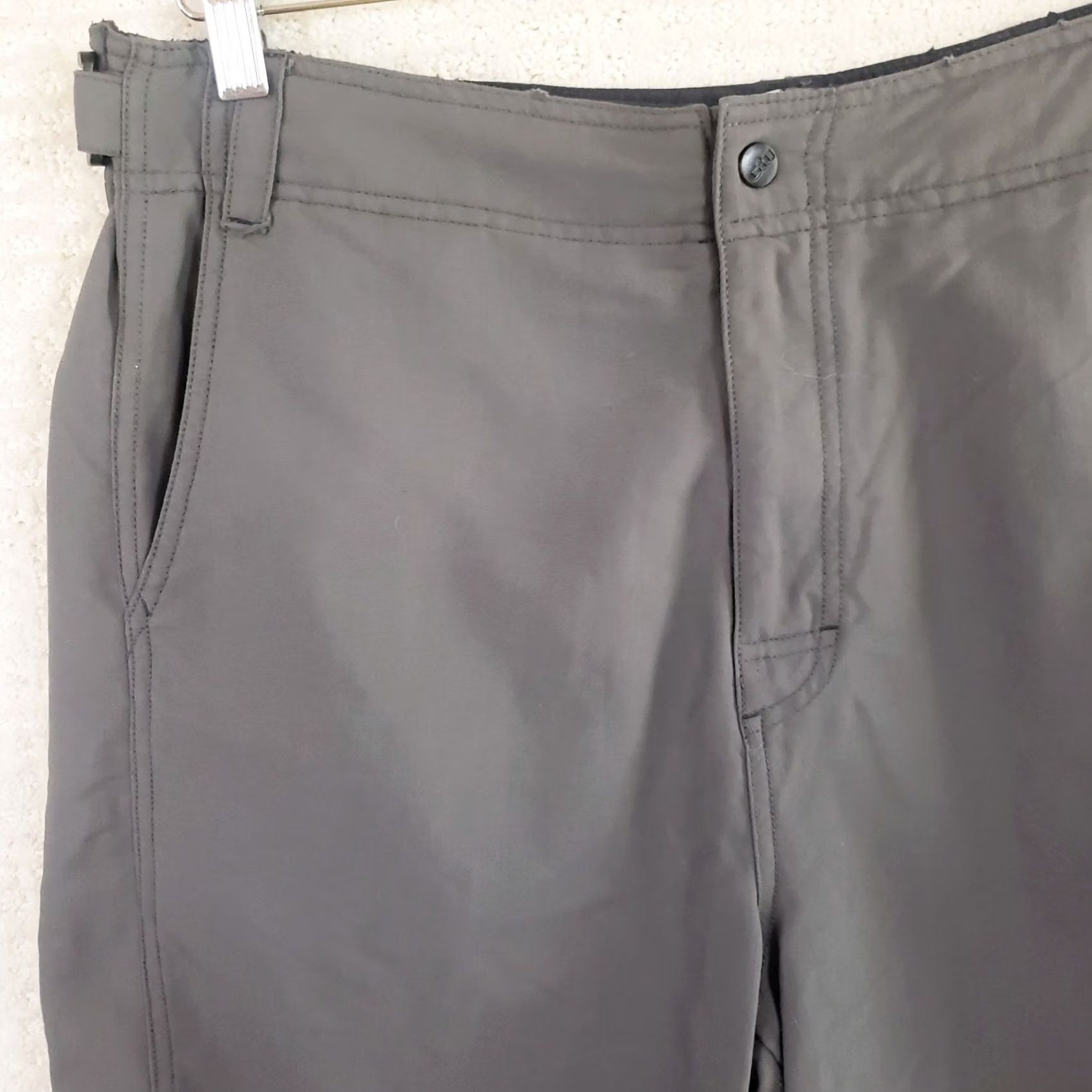 Vintage Gill Shorts Mens L Gray Quick Dry Pockets Cargo Nautical Gill Size US 33 - 2 Thumbnail