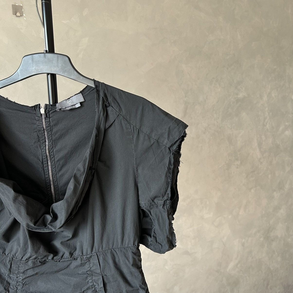 Alexander McQueen Alexander Mcqueen 2009 Raw Seam Cowl Neck Peplum Dress Size L / US 10 / IT 46 - 4 Thumbnail