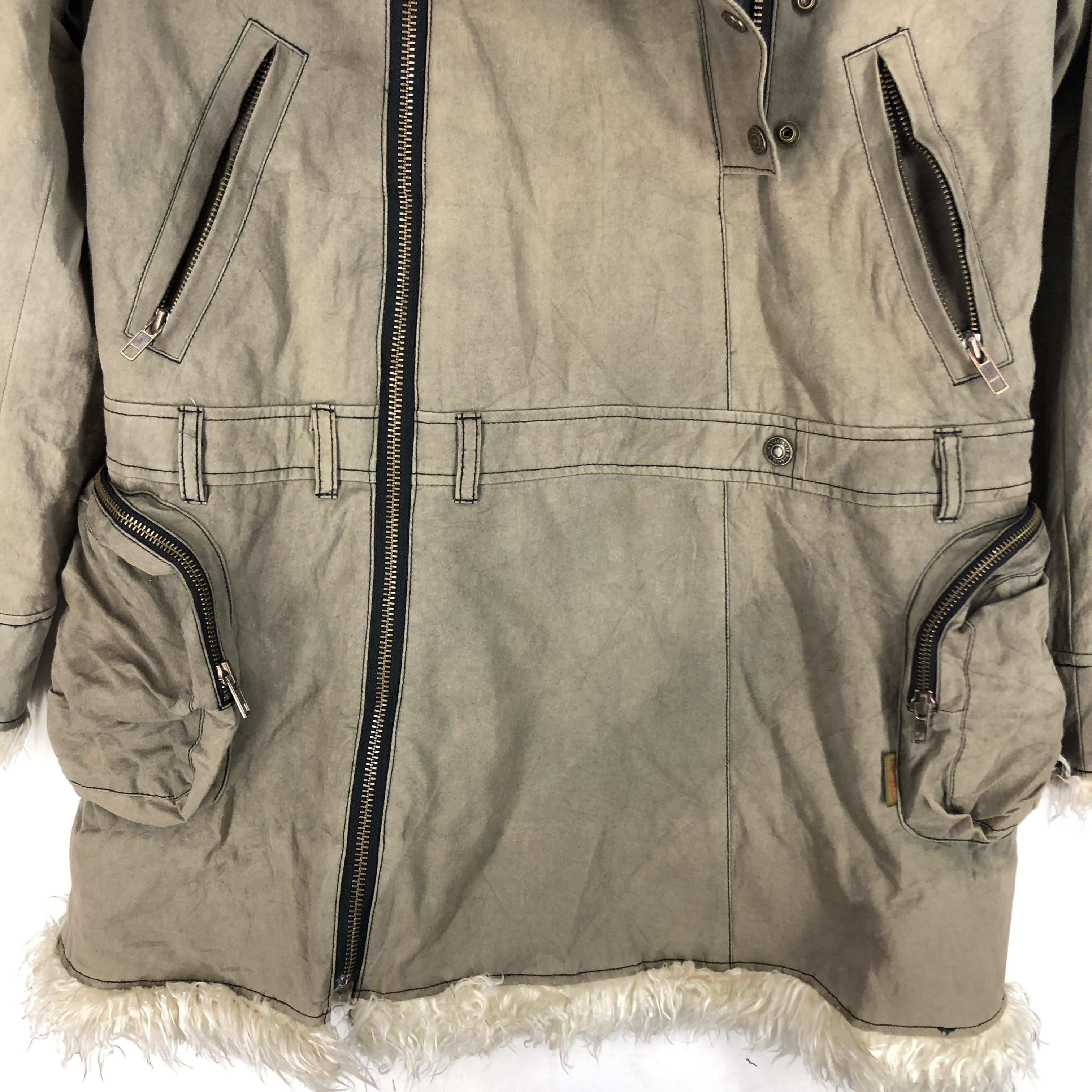 Japanese Brand BETTY'S BLUE SHINJI ABE COLLECTION Winter Jacket #2561-90 Size US S / EU 44-46 / 1 - 6 Thumbnail