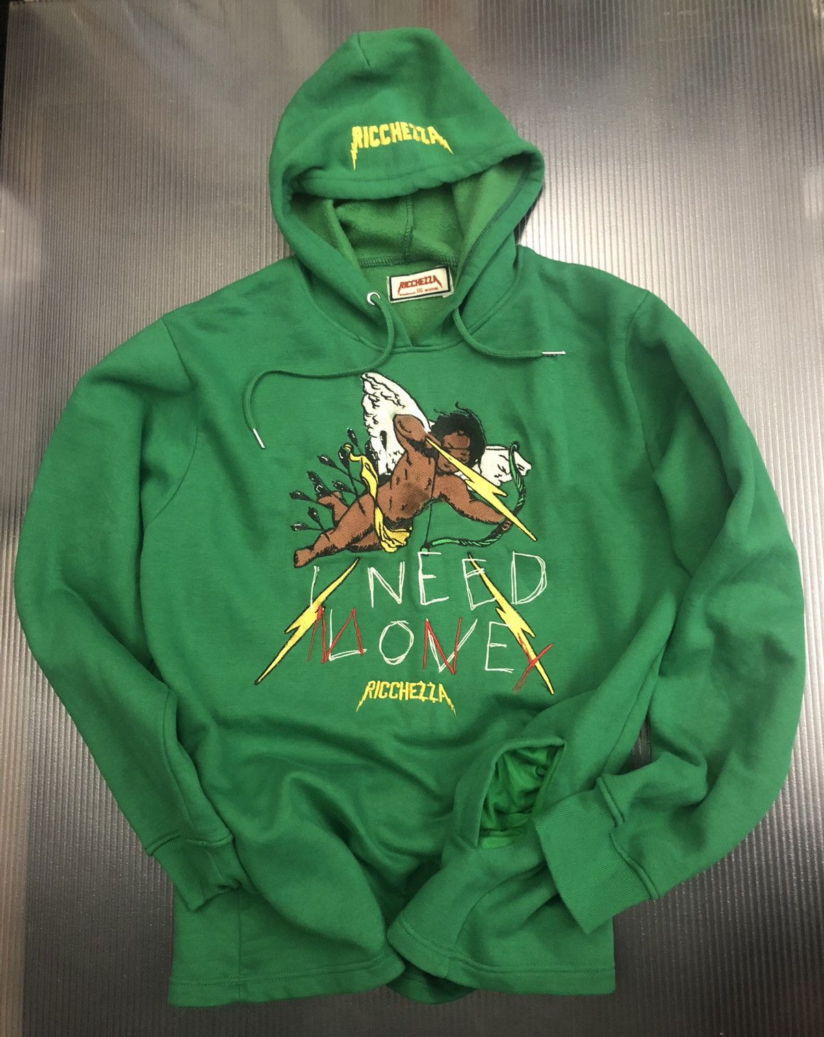 Designer Ricchezza forever love hurts money heals hoodie 3XL Size US XXL / EU 58 / 5 - 16 Thumbnail