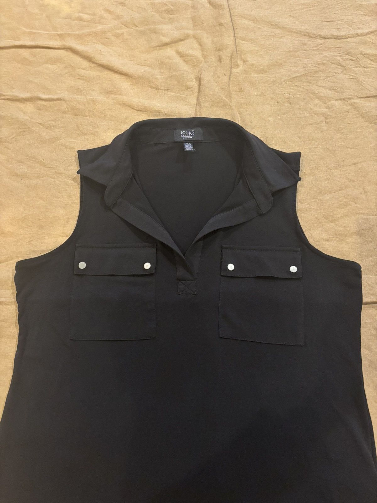 Jones New York Sleeveless collared top.wt-81 Size S / US 4 / IT 40 - 8 Thumbnail