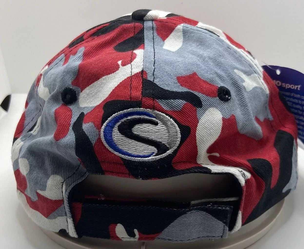 Other Baseball Cap - Adjustable - Red/White/Gray/Black Pattern Size ONE SIZE - 7 Thumbnail