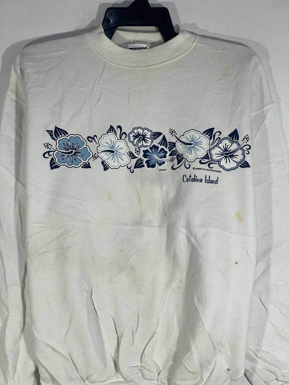 Other Vintage 90s hawaii hibiscus sweatshirt jumper size M Size US M / EU 48-50 / 2 - 4 Thumbnail