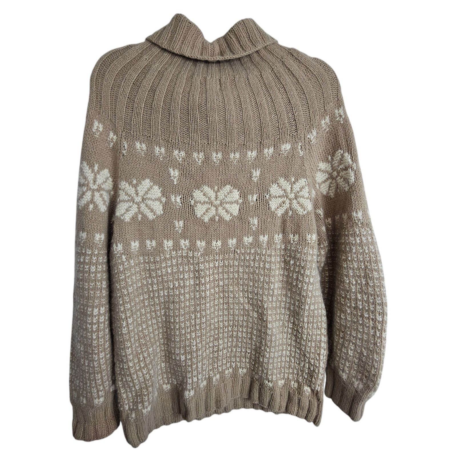 Vintage Vintage INC Nordic Fair Isle Angora Wool Grandpa Sweater M Size M / US 6-8 / IT 42-44 - 7 Thumbnail