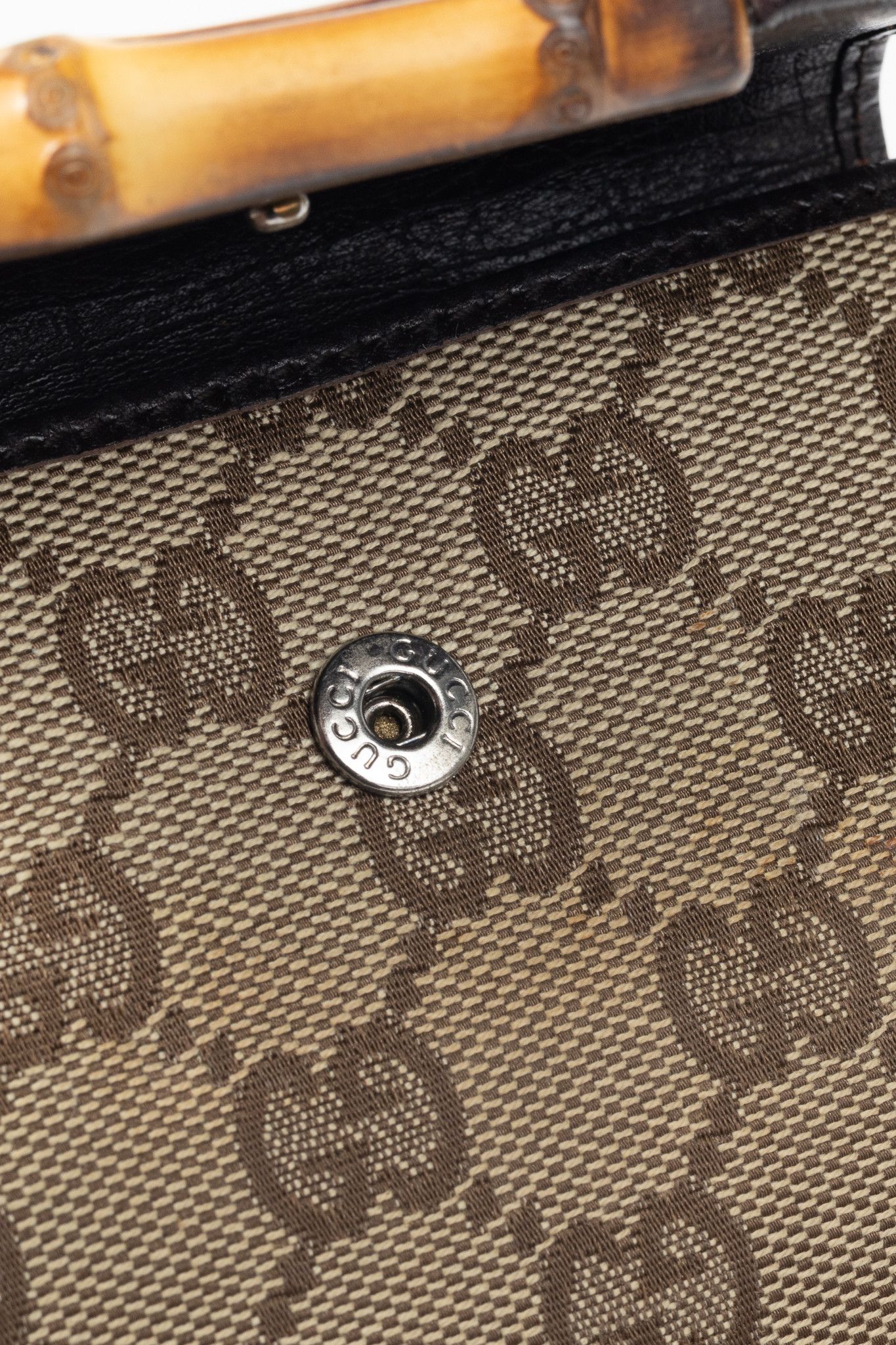 Gucci Gucci Beige GG Canvas Bamboo Bifold Wallet Size ONE SIZE - 7 Thumbnail