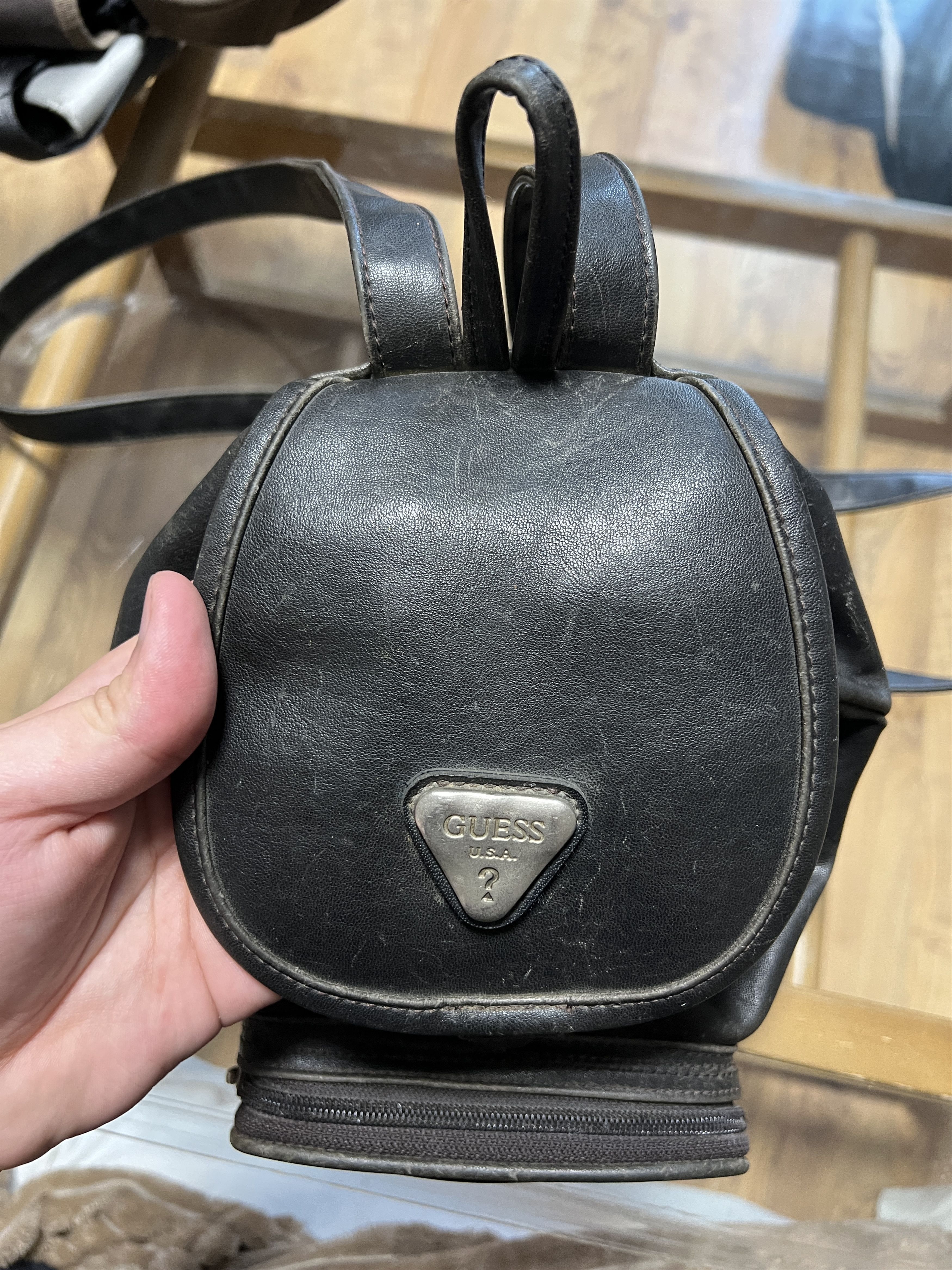 Guess Guess Vintage Leather Mini Bag Size ONE SIZE - 4 Thumbnail