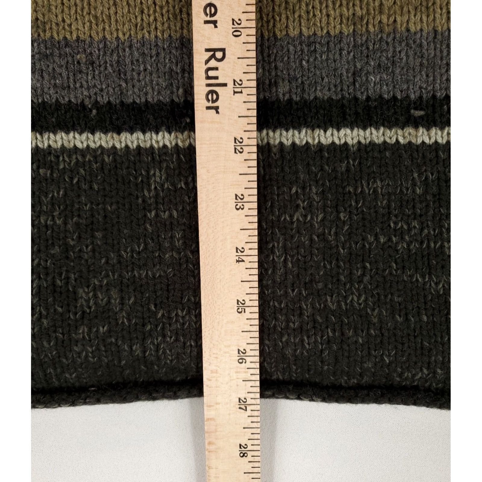 Banana Republic VINTAGE Banana Republic Sweater Mens XL Wool Turtleneck Green Striped 90s Pullover Size US XL / EU 56 / 4 - 5 Thumbnail