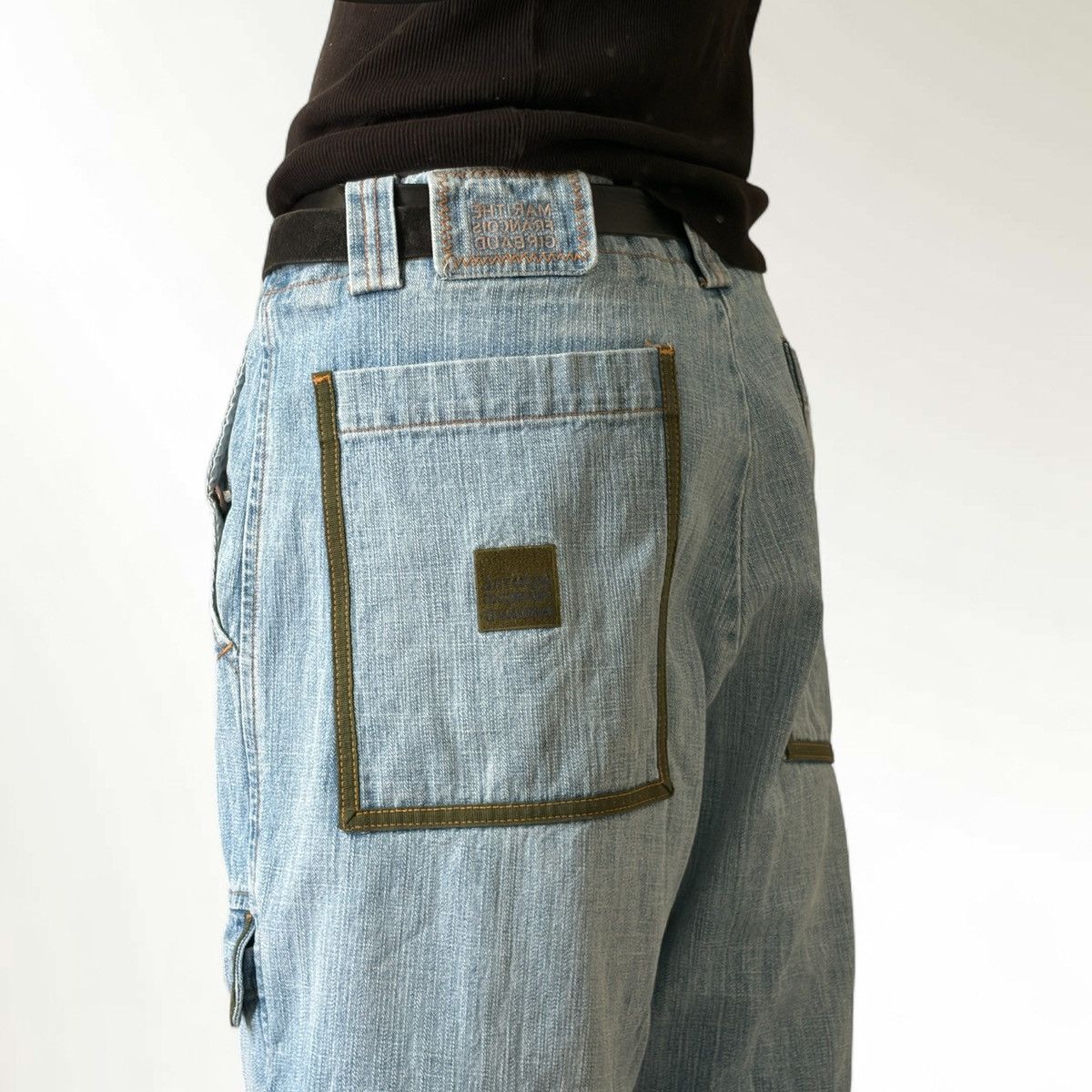 Marithe + Francois Girbaud Marithe + Francois Girbaud Multi Pocket Strap shuttle Pants Size US 38 / EU 54 - 3 Thumbnail