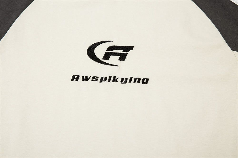 Japanese Brand × Vintage Japanese retro letter embroidery matching T-shirt loose Size US L / EU 52-54 / 3 - 5 Thumbnail