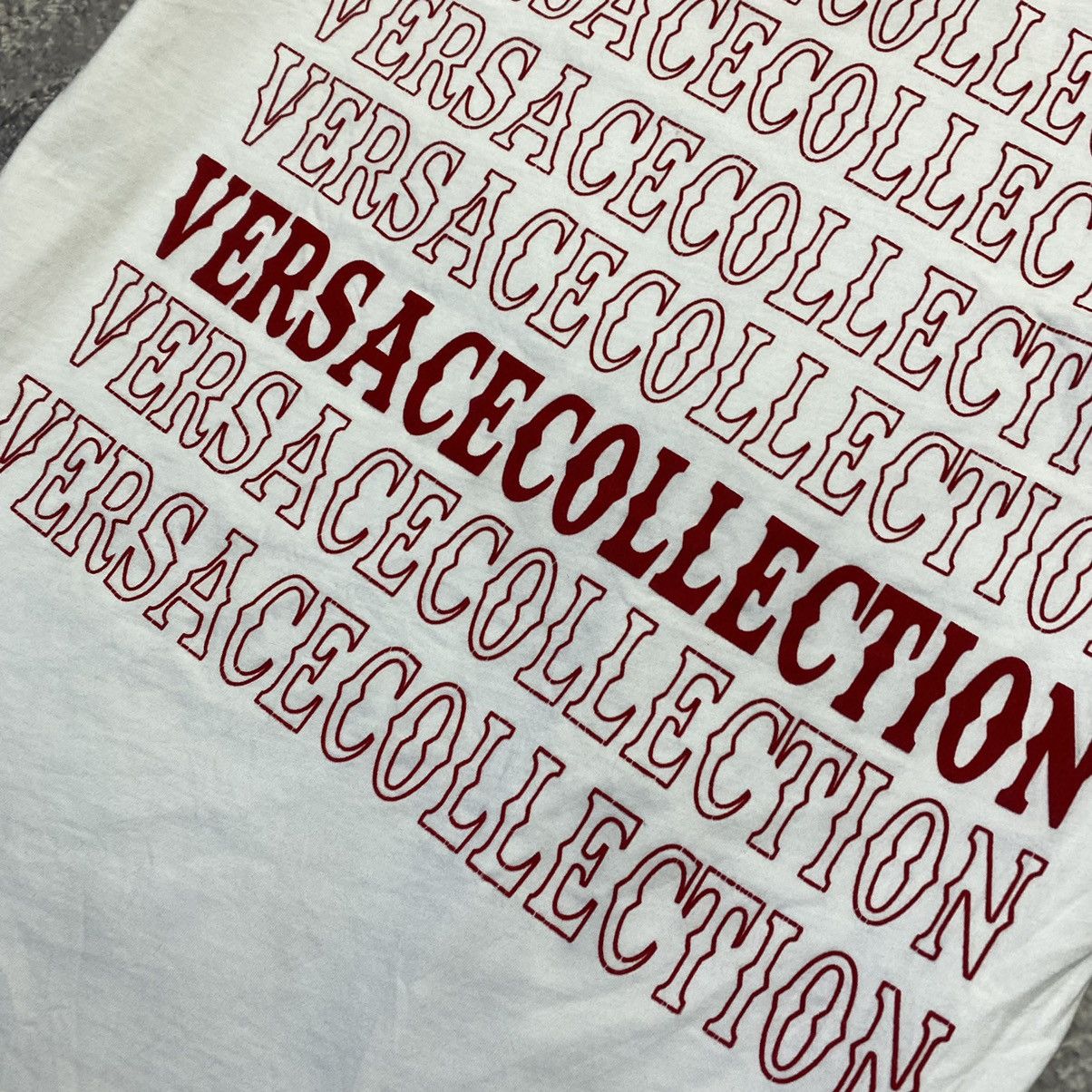Designer Luxury Versace Collection Big Logo Rare designer tee Size US L / EU 52-54 / 3 - 13 Thumbnail