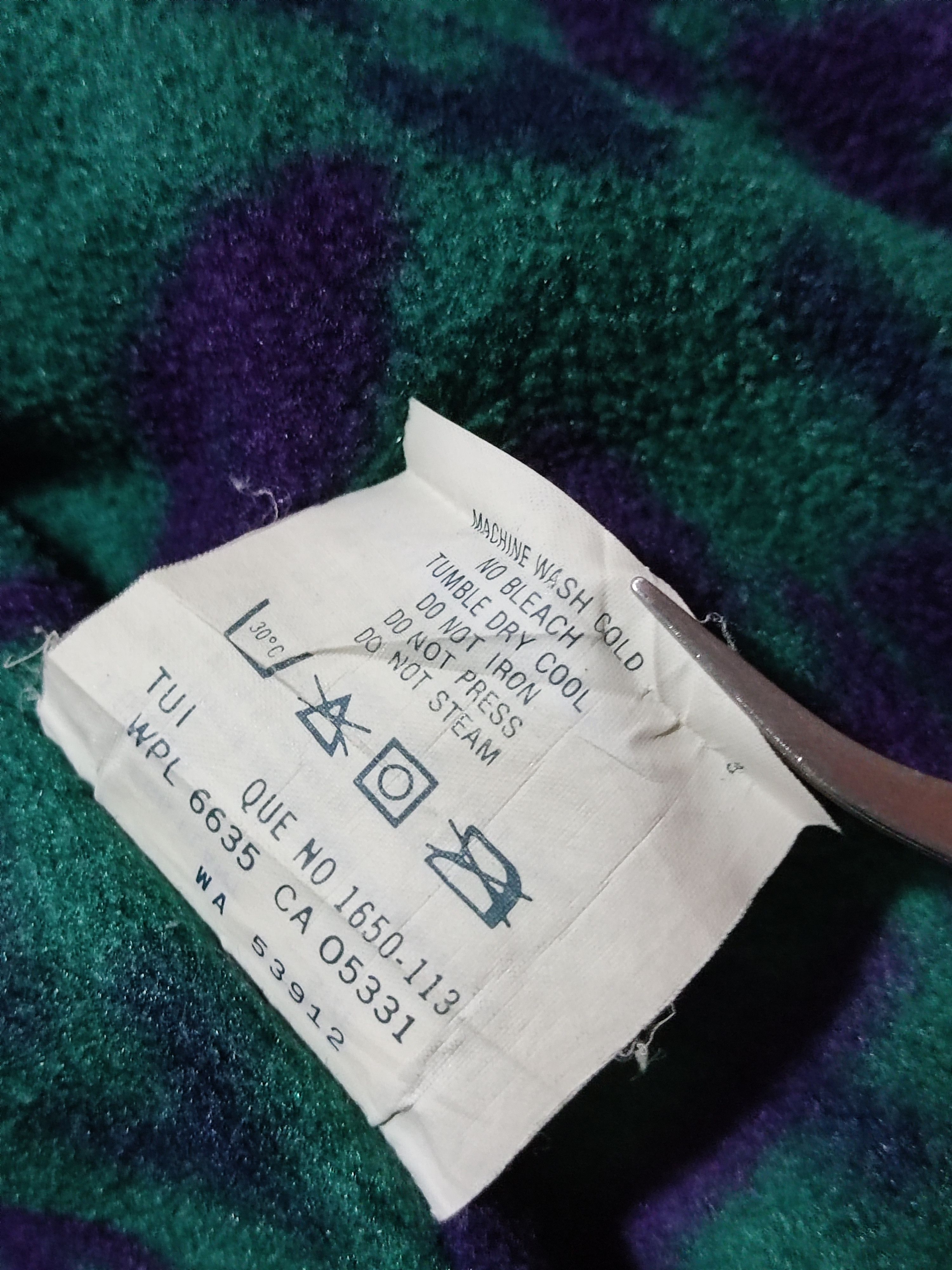 Woolrich Woolen Mills Vintage Woolrich Eggplan Purple Aztec Pattern Fleece Jacket Size M / US 6-8 / IT 42-44 - 16 Thumbnail