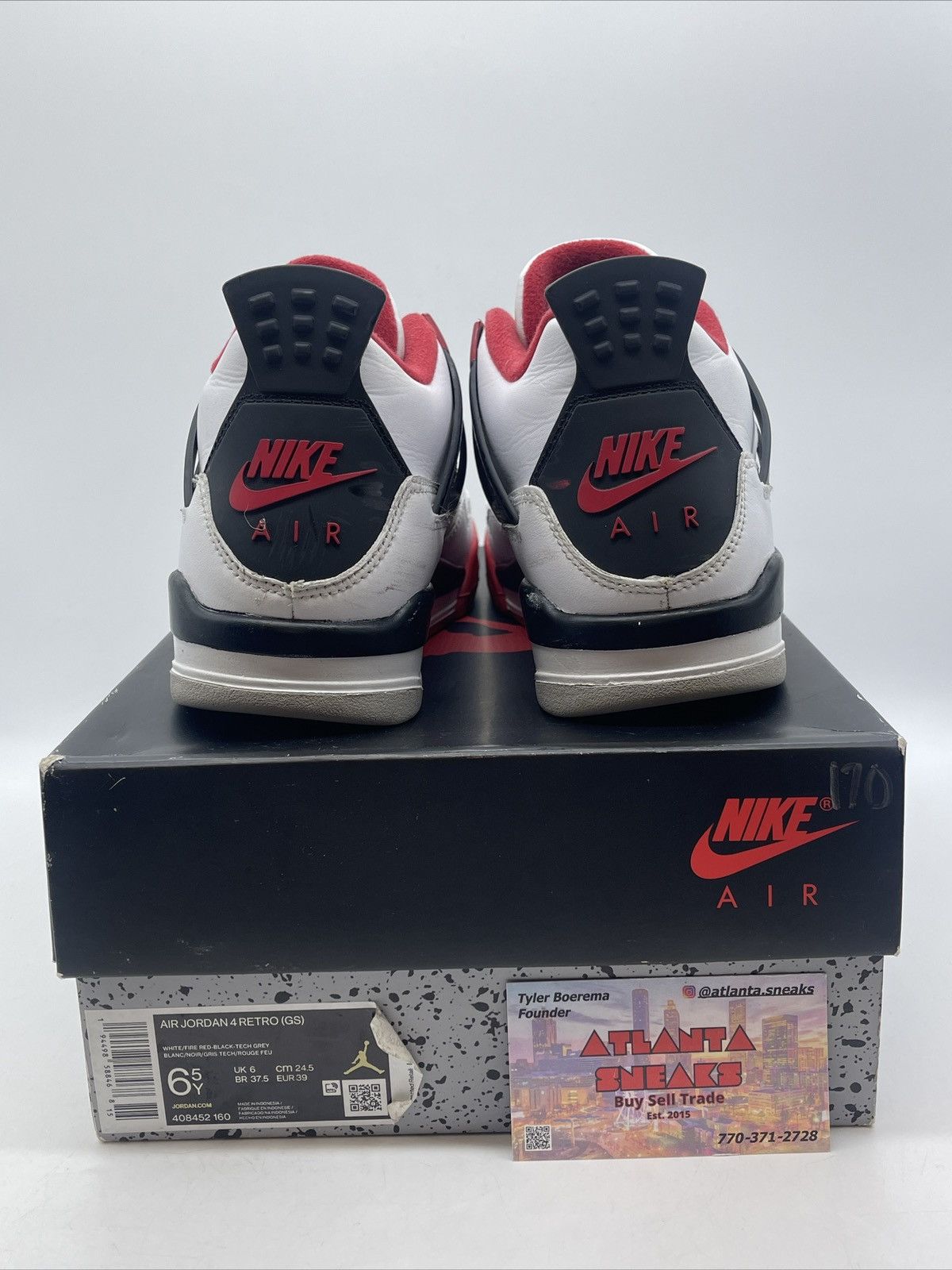 Jordan Brand Air Jordan 4 fire red Size US 6.5 / EU 39-40 - 3 Thumbnail