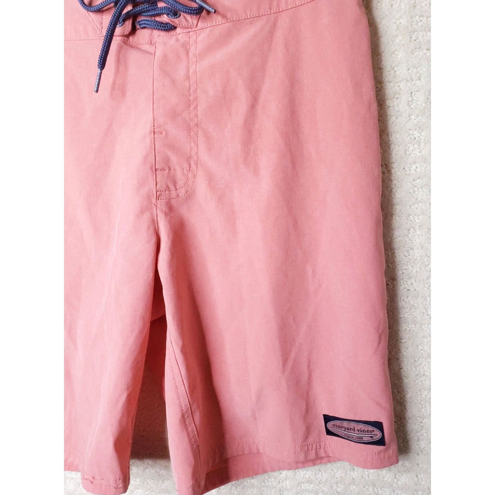 Vineyard Vines Vinyard Vines Board Shorts Men's Beach 30" Waist Blue Trim Pink Regular Rise 9 In Inseam 9 In Sports Size US 30 / EU 46 - 3 Thumbnail