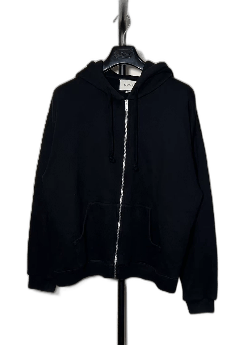 Gucci Gucci Black Zip-Up Hoodie-2507 Size US S / EU 44-46 / 1 - 1 Thumbnail