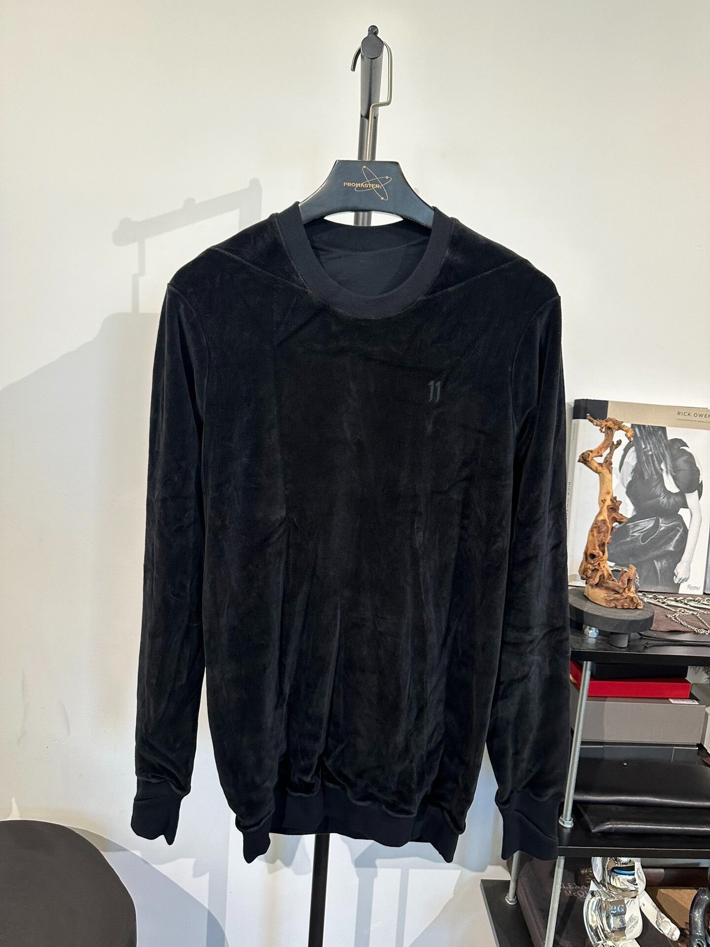 11 By Boris Bidjan Saberi Boris Bidjan Saberi 11by bbs C1B Velour Sweater Size US XXS / EU 40 - 1 Thumbnail