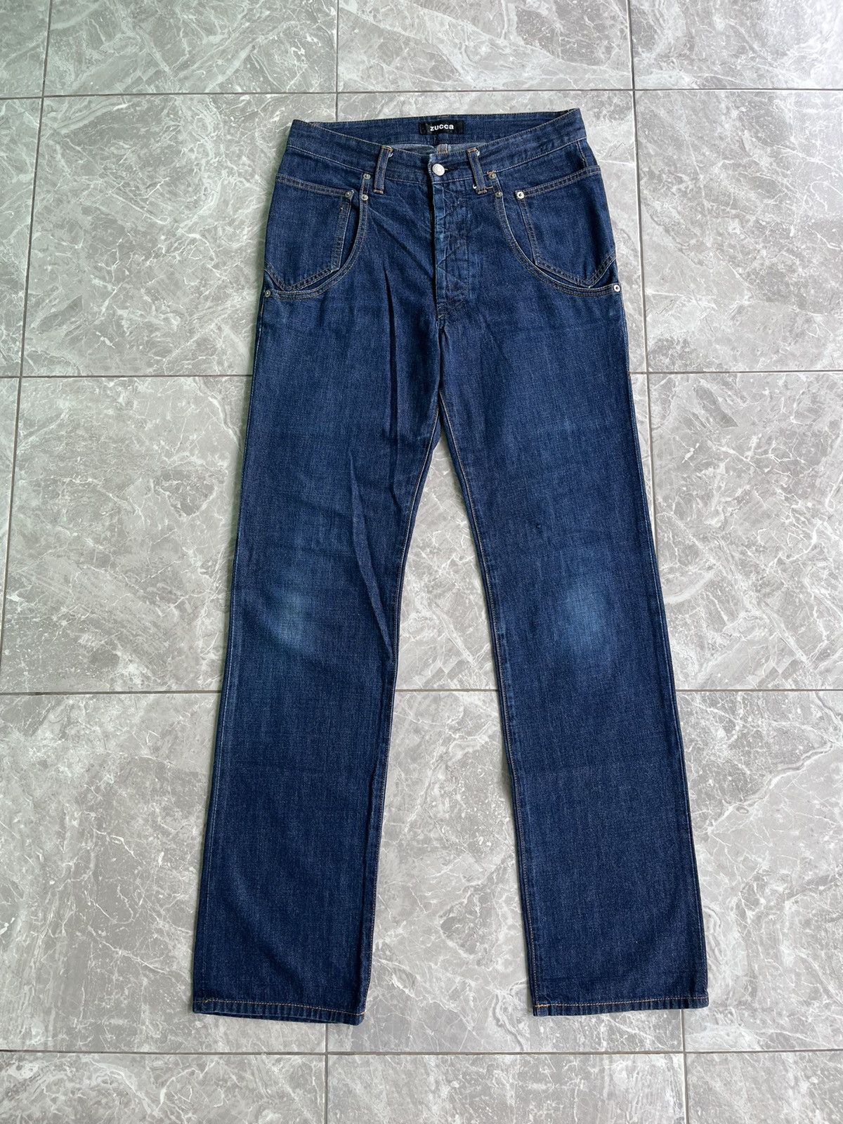 Zucca Zucca By Issey Miyake Denim Pants Japanese Brand Size US 29 - 2 Thumbnail