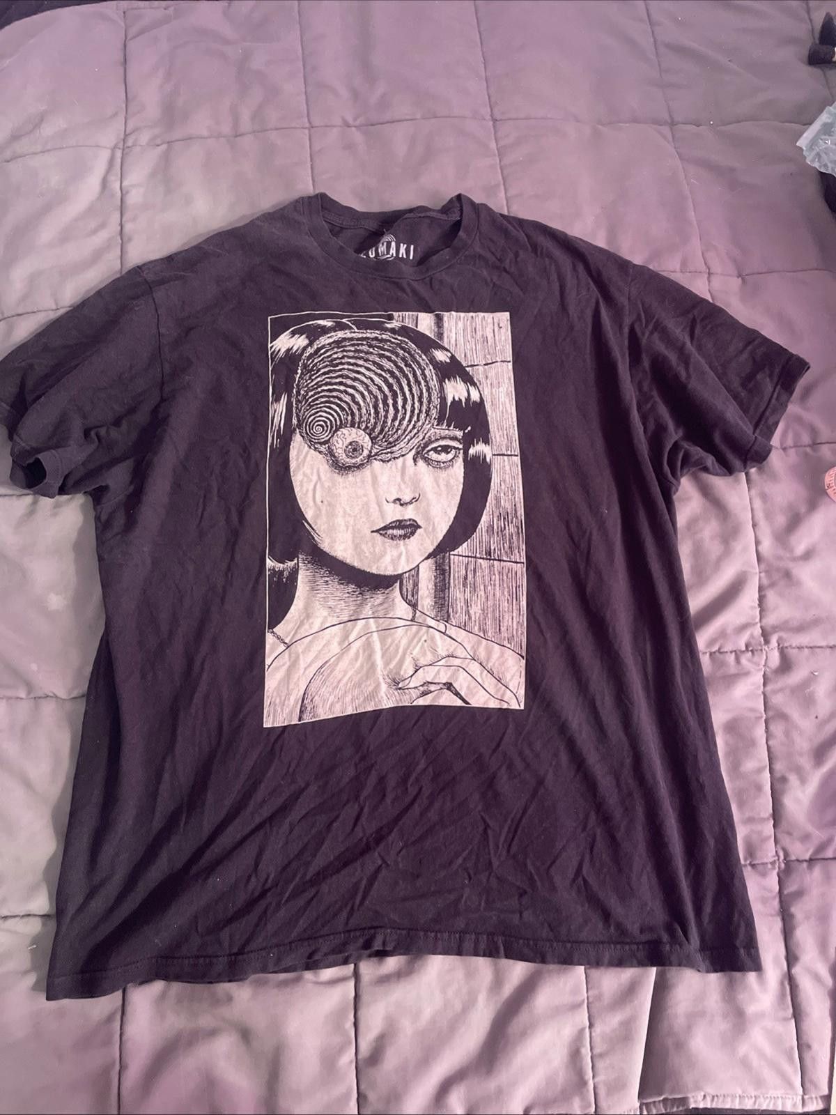 Ripple Junction Uzumaki Junji Graphic Anime Manga Horror T-Shirt XL Size US M / EU 48-50 / 2 - 1 Thumbnail