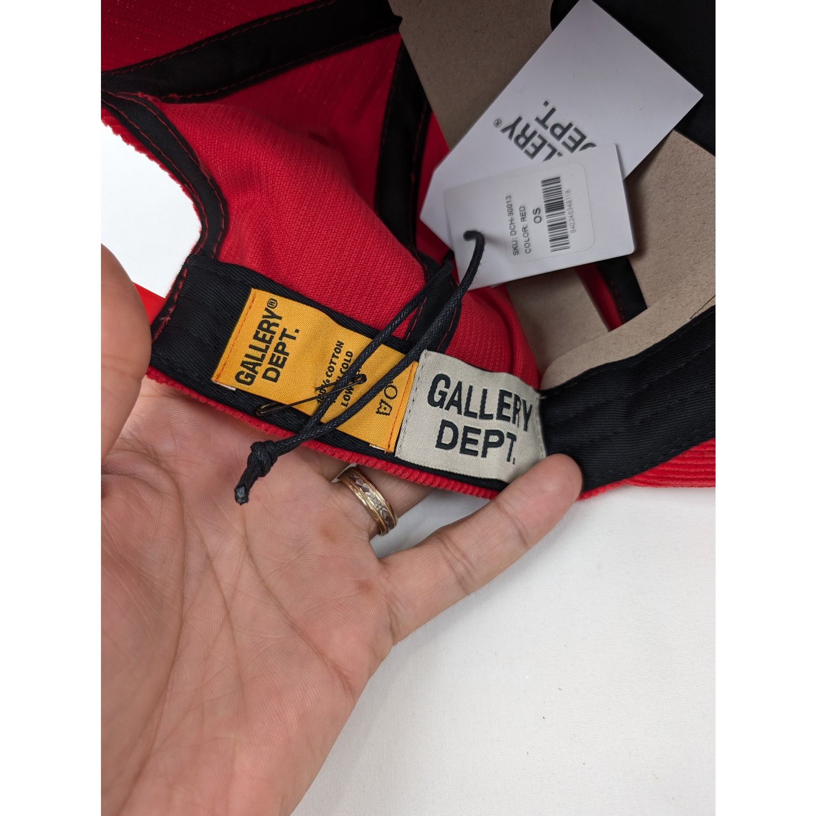 Gallery Dept. o1rshd1 Q:2 / Size: OS / Dept Gym Logo Cap / Hat in Red Size ONE SIZE - 13 Thumbnail
