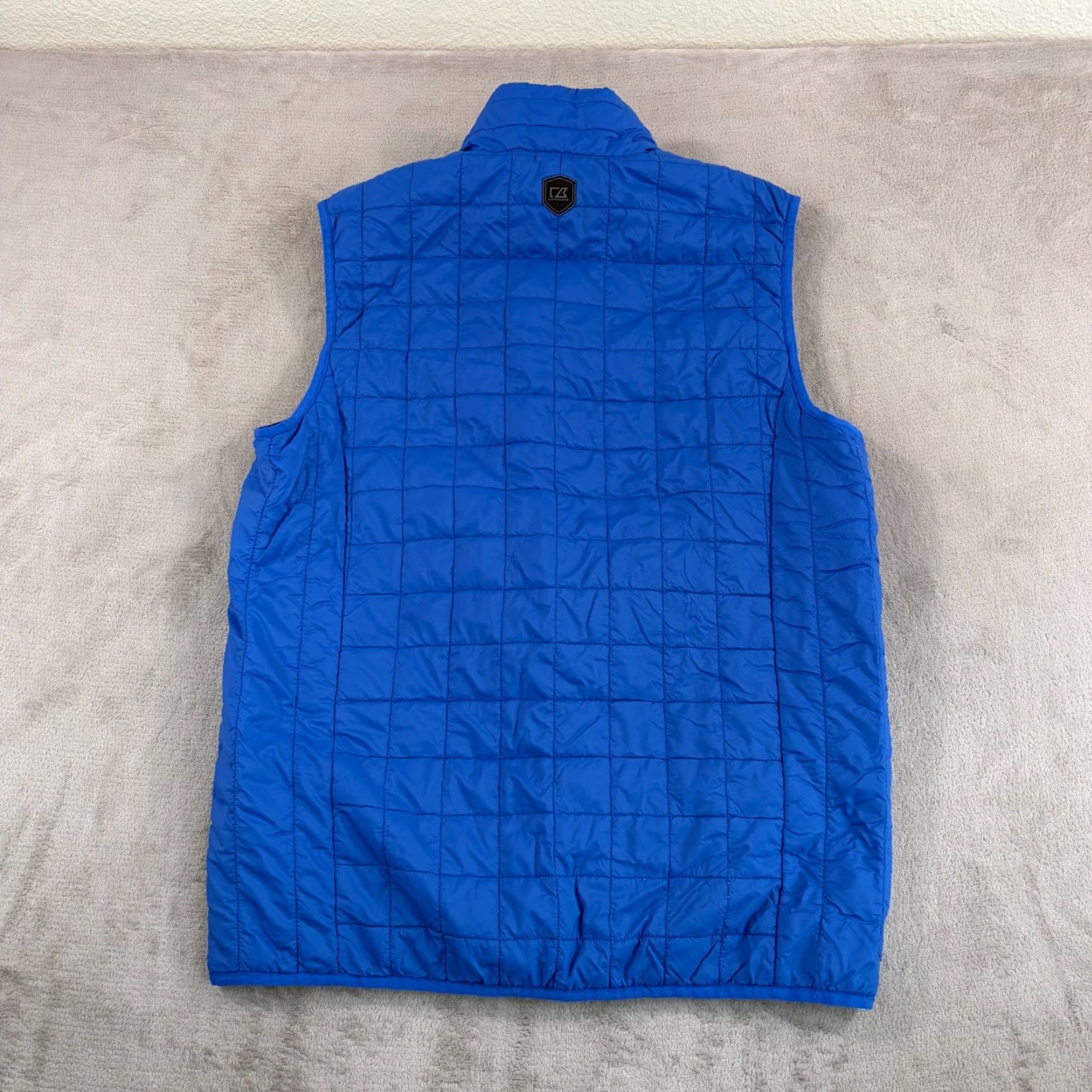 Cutter & Buck VINTAGE? No — Illinois University Cutter & Buck PrimaLoft Eco Insulated Puffer Vest Men LT Blue Solid Embroidered Logo Full Zip UPF? (Please) Size US L / EU 52-54 / 3 - 5 Thumbnail