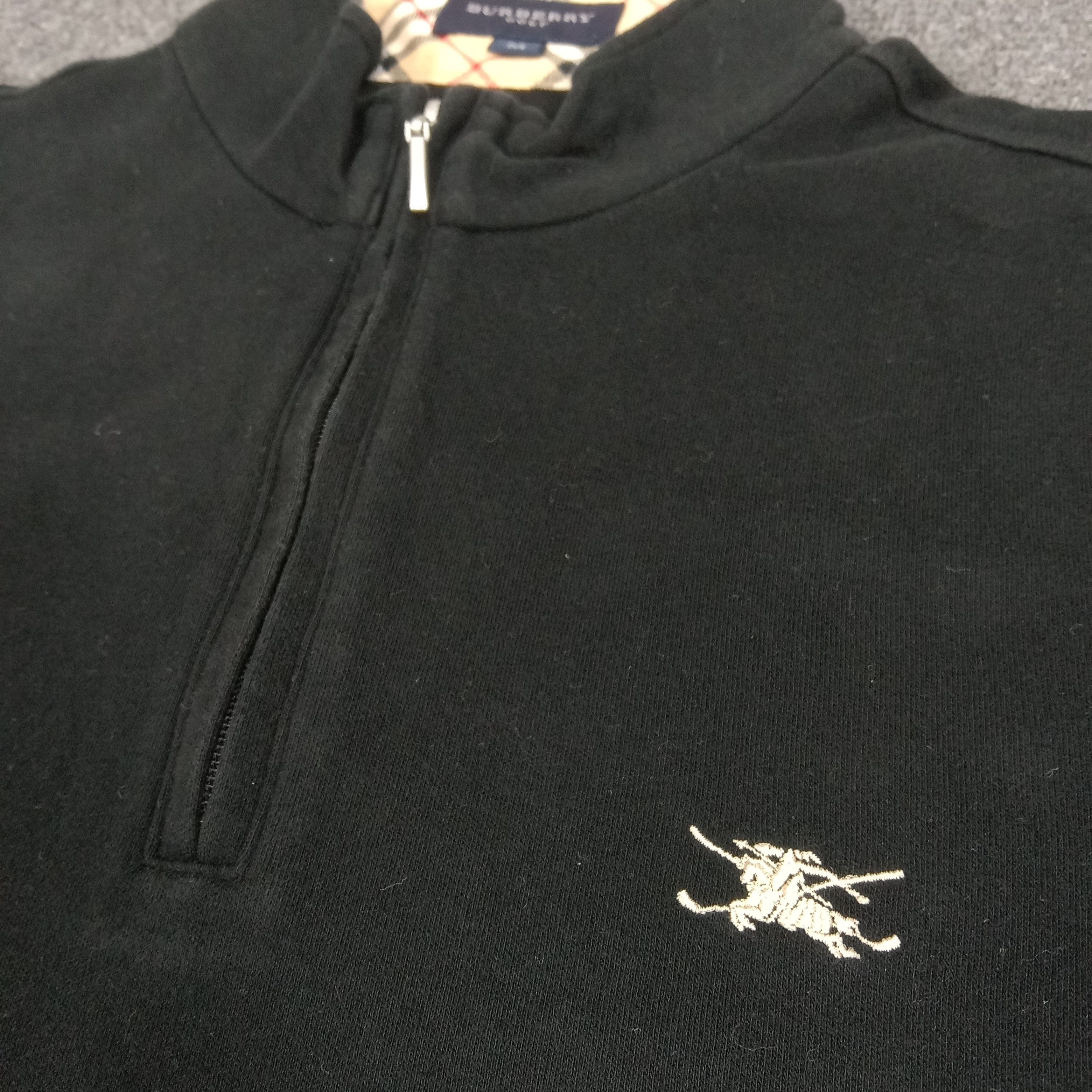 Burberry × Vintage Burberry Golf Sport Style Zipper Long Sleeve Tshirt Size S / US 4 / IT 40 - 2 Thumbnail
