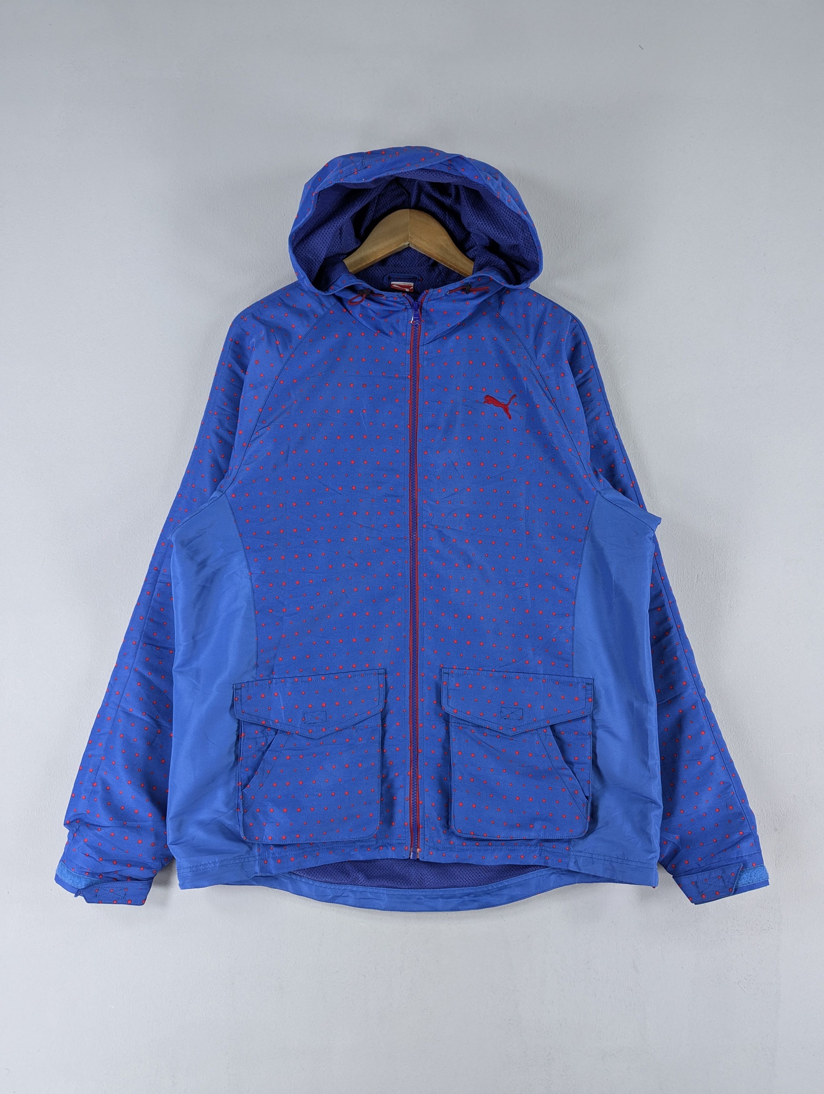 Puma Puma Lifestyle Polkadot Light Zipper Hoodie Jacket Size US L / EU 52-54 / 3 - 1 Thumbnail