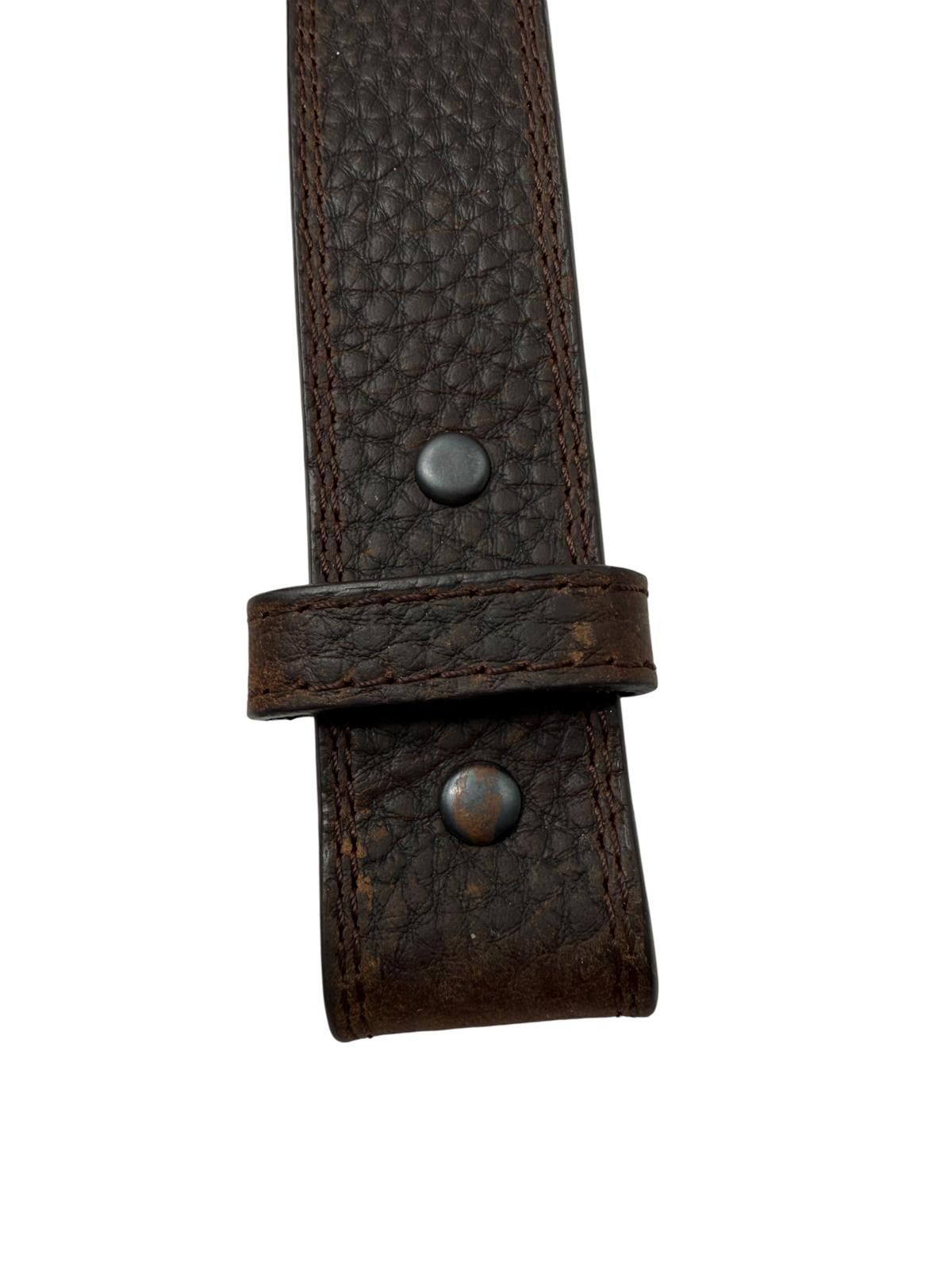 Ariat Ariat Genuine Leather Western Belt Size 22 Rugged Brown Size ONE SIZE - 3 Thumbnail