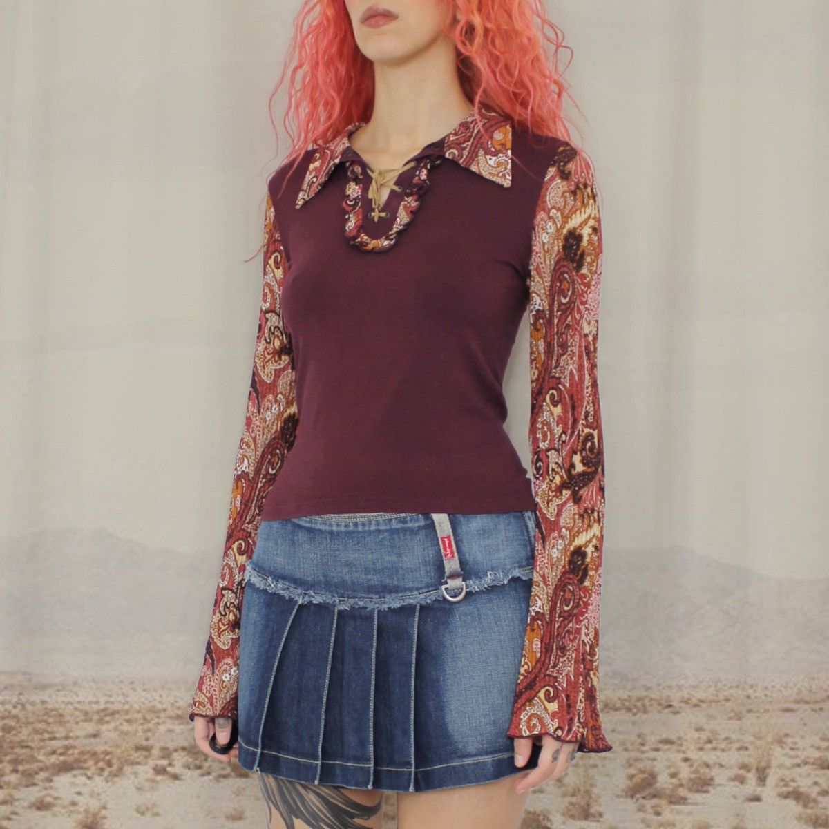 Vintage 🪶PAISLEY CAMI TOP🪶 Size M / US 6-8 / IT 42-44 - 1 Thumbnail