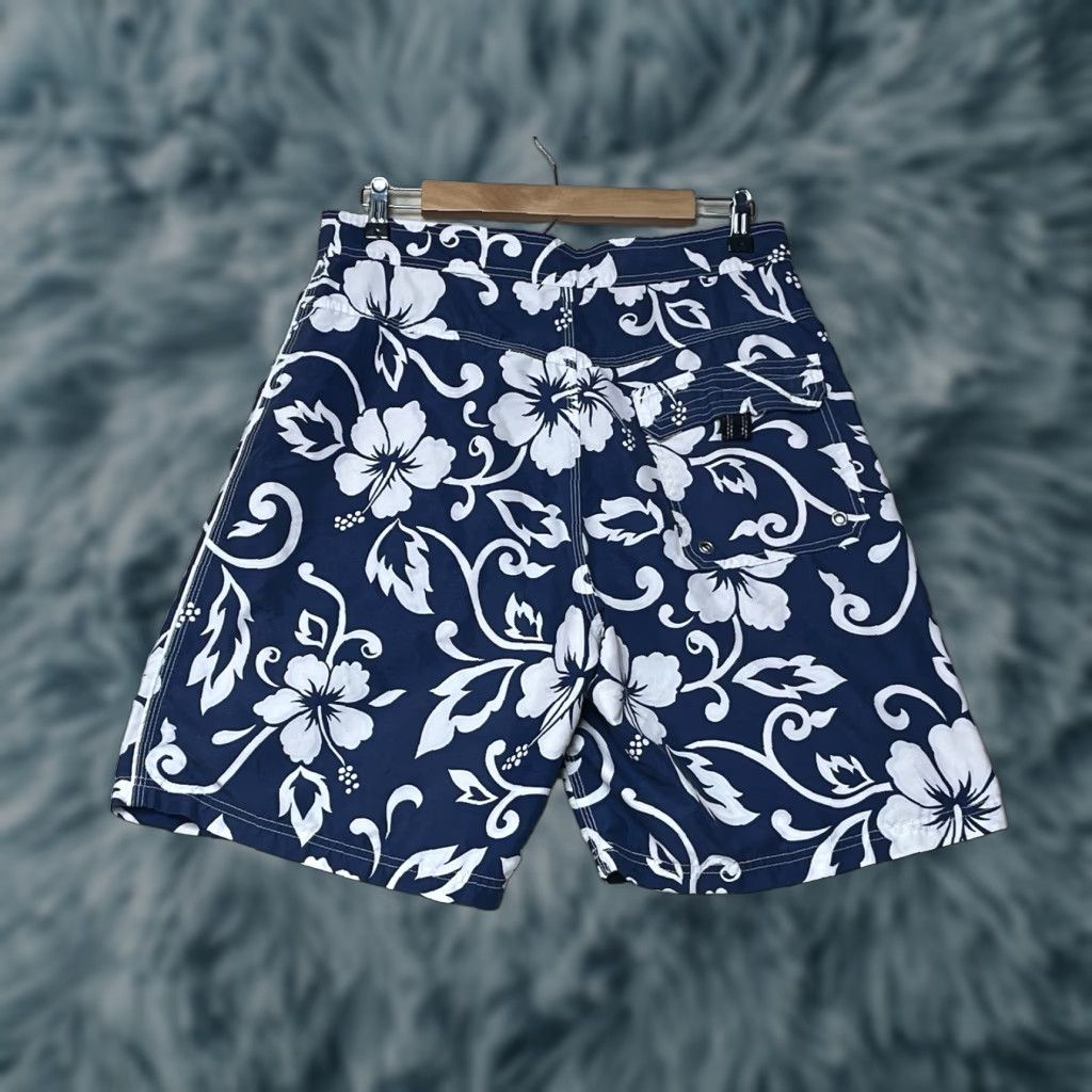 Gotcha Gotcha Board Shorts Men 32 Navy White 100% Polyester Tropical Floral Drawstring Pockets Beach Surfing Size US 32 / EU 48 - 1 Thumbnail