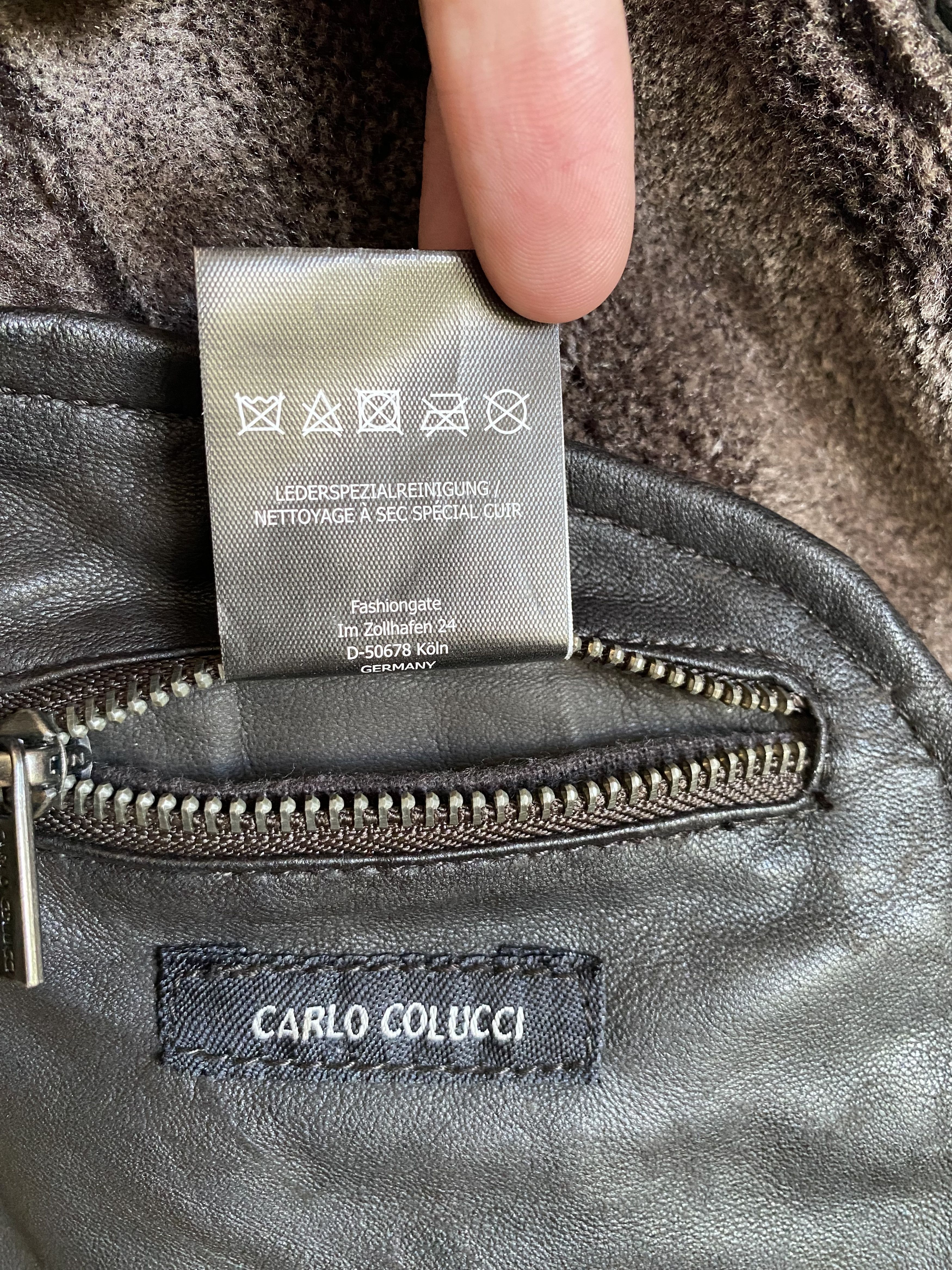 Carlo Colucci Carlo Colucci Leather jacket high quality size L-XL Size US L / EU 52-54 / 3 - 8 Thumbnail