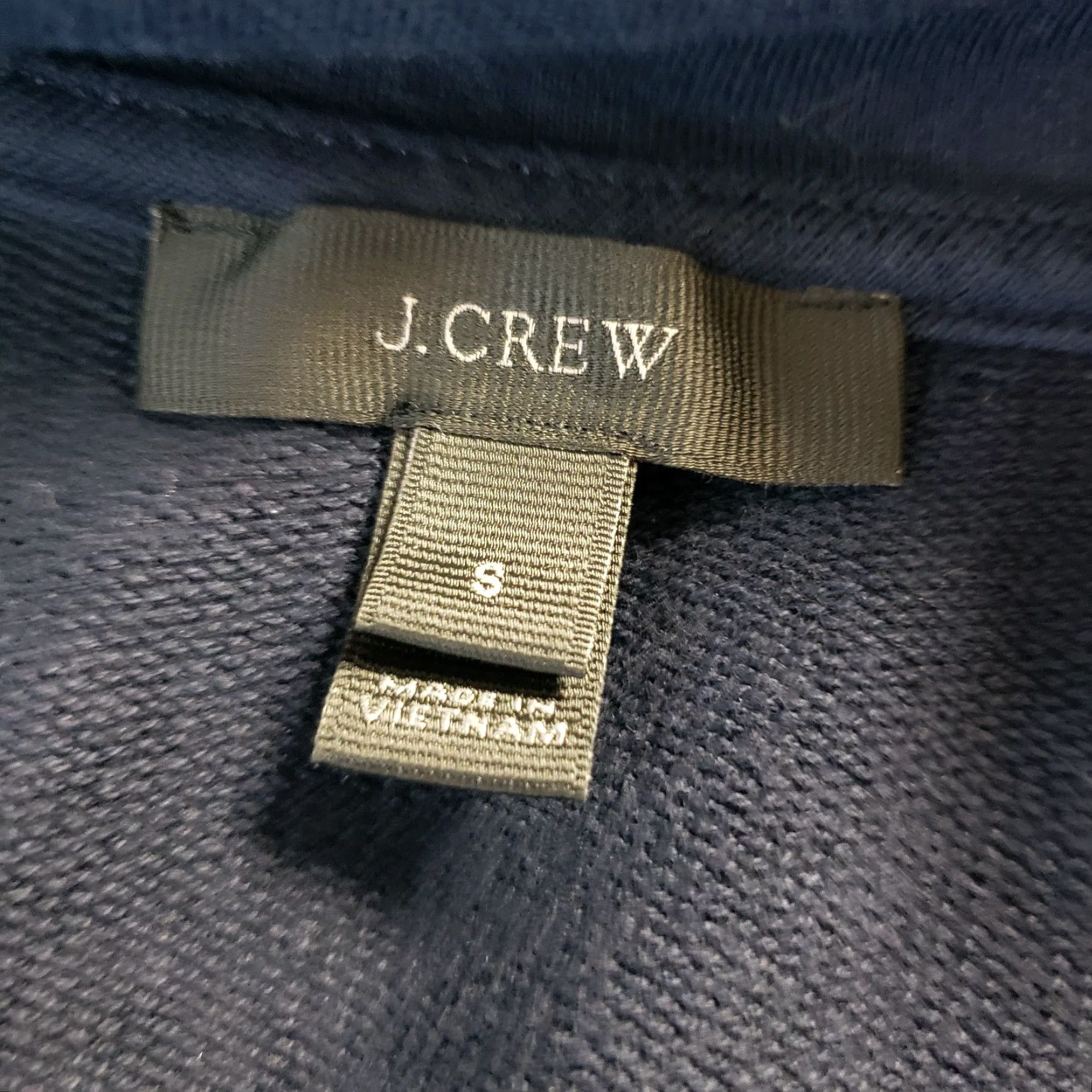 J.Crew VINTAGE J Crew Womens Half Zip Jacket Sport Stripe Sz Small Blue Red Cotton Size S / US 4 / IT 40 - 6 Thumbnail