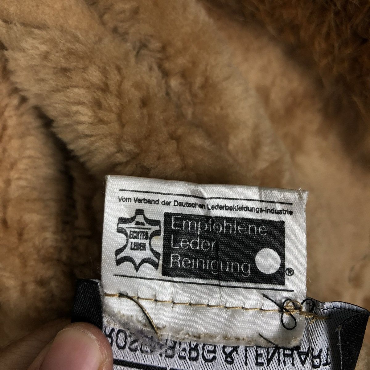 Vintage 🔥VINTAGE LEATHER JACKET SHEARLING MINK FUR L&R SPAIN Size US M / EU 48-50 / 2 - 20 Thumbnail