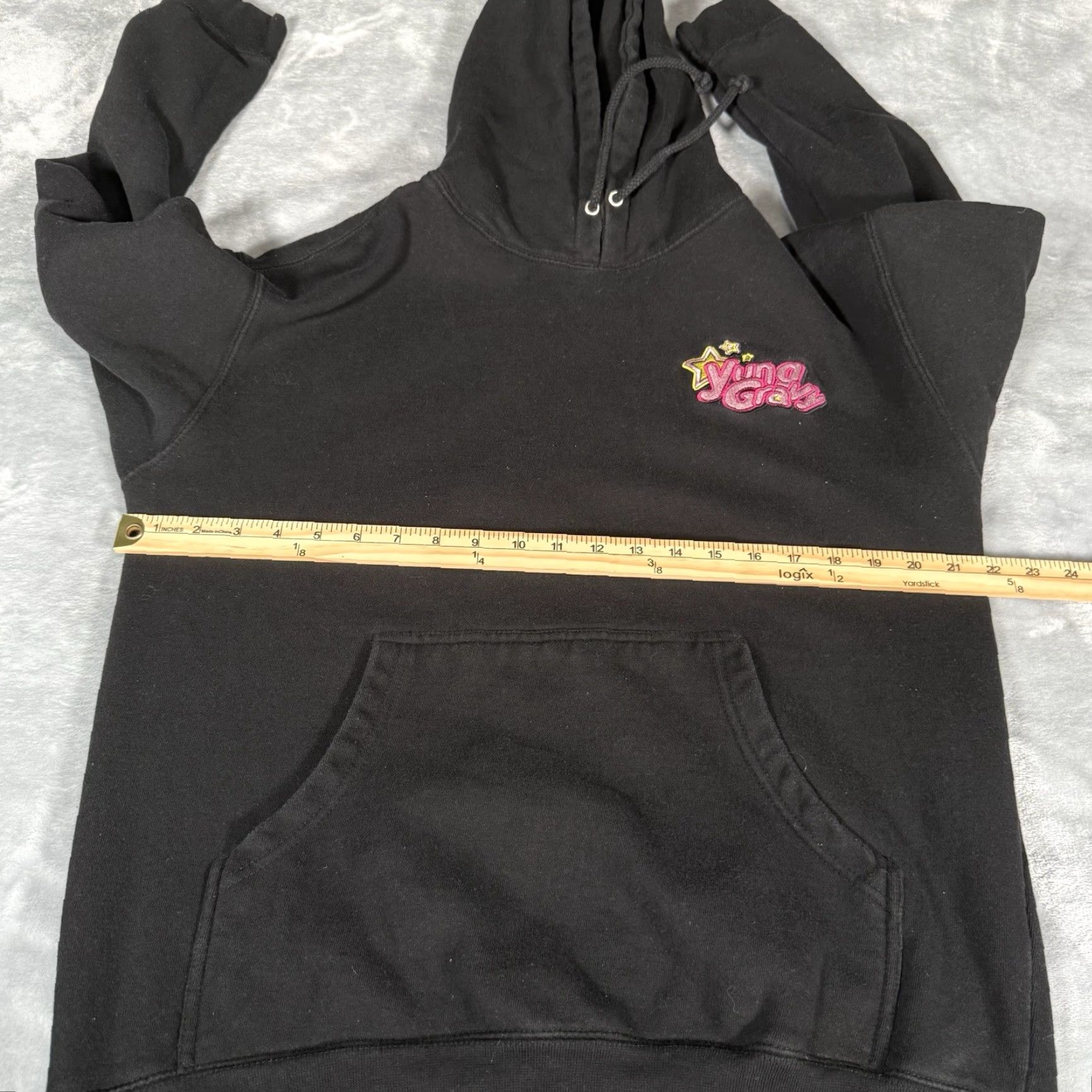 Vintage Yung Gravy Music Hoodie Mens M Black Graphic Print Logo Embroidered 2021 Back In Business Tour Merch Crew Neck Pullover Size US M / EU 48-50 / 2 - 7 Thumbnail
